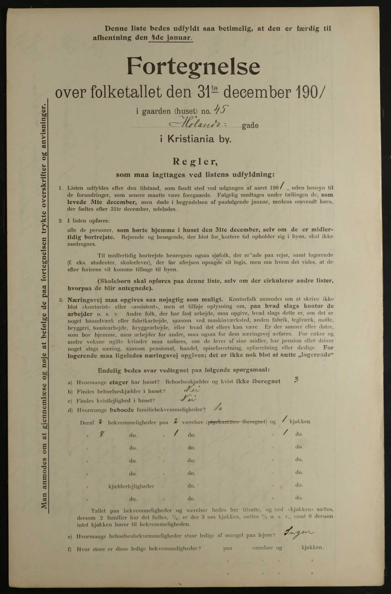 OBA, Municipal Census 1901 for Kristiania, 1901, p. 6729