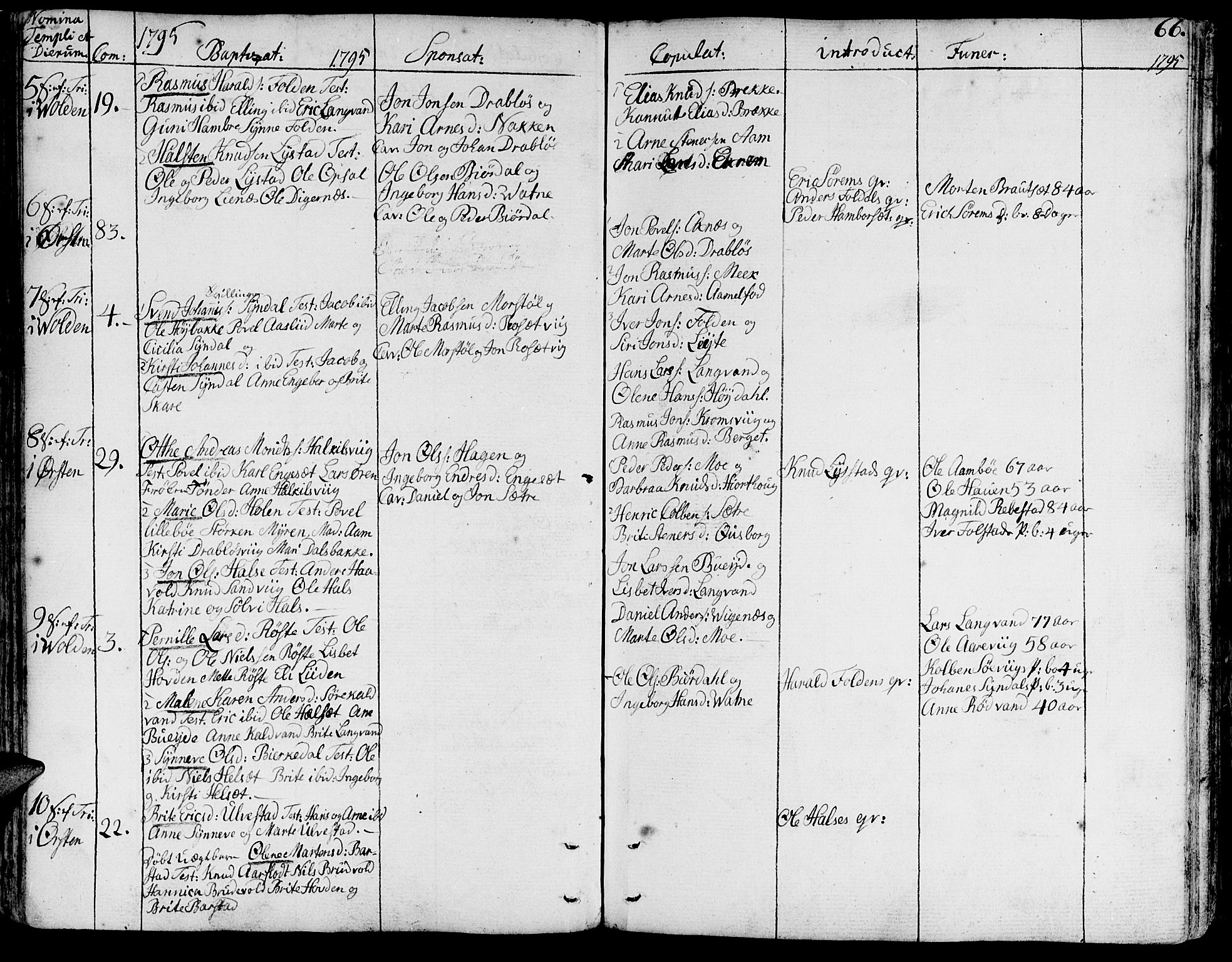 Ministerialprotokoller, klokkerbøker og fødselsregistre - Møre og Romsdal, SAT/A-1454/511/L0137: Parish register (official) no. 511A04, 1787-1816, p. 66