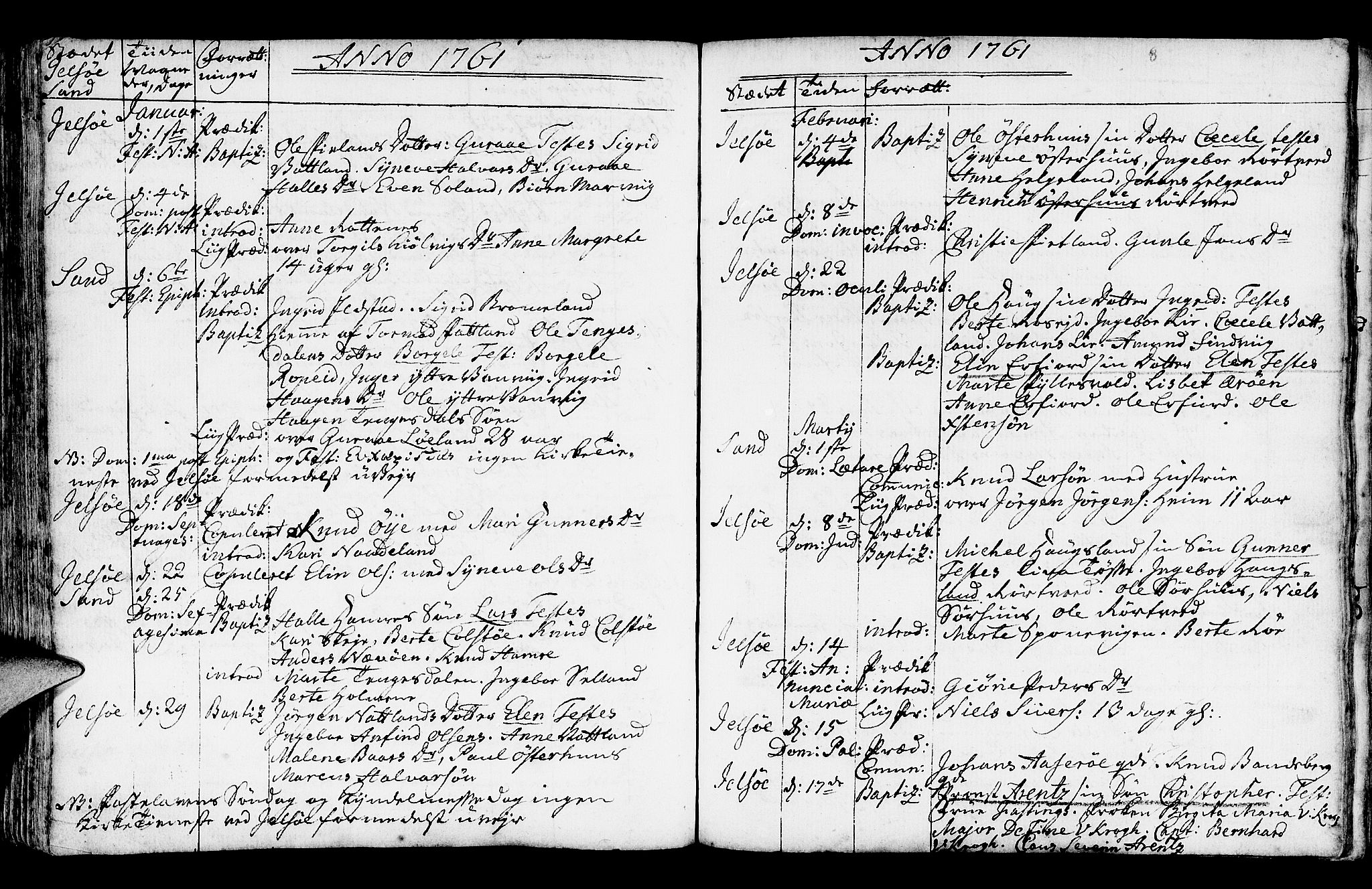 Jelsa sokneprestkontor, AV/SAST-A-101842/01/IV: Parish register (official) no. A 2, 1753-1767