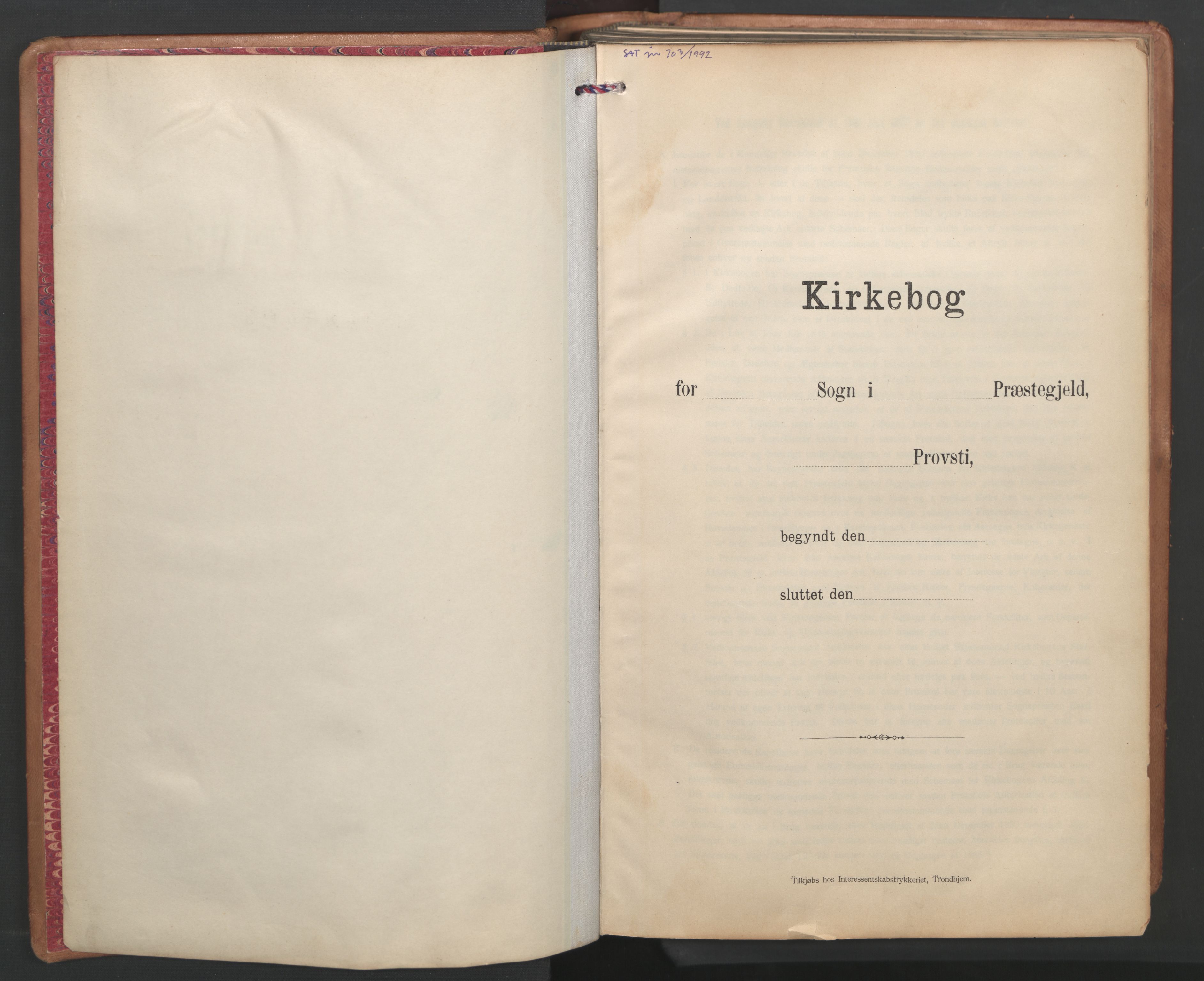 Ministerialprotokoller, klokkerbøker og fødselsregistre - Sør-Trøndelag, SAT/A-1456/603/L0173: Parish register (copy) no. 603C01, 1907-1962