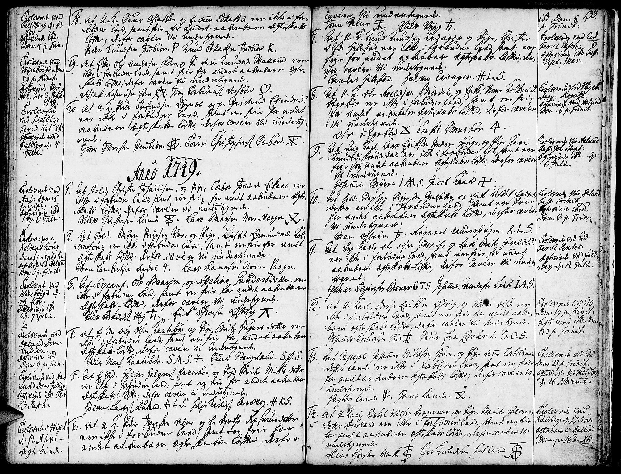 Fjelberg sokneprestembete, AV/SAB-A-75201/H/Haa: Parish register (official) no. A 1, 1739-1759, p. 133