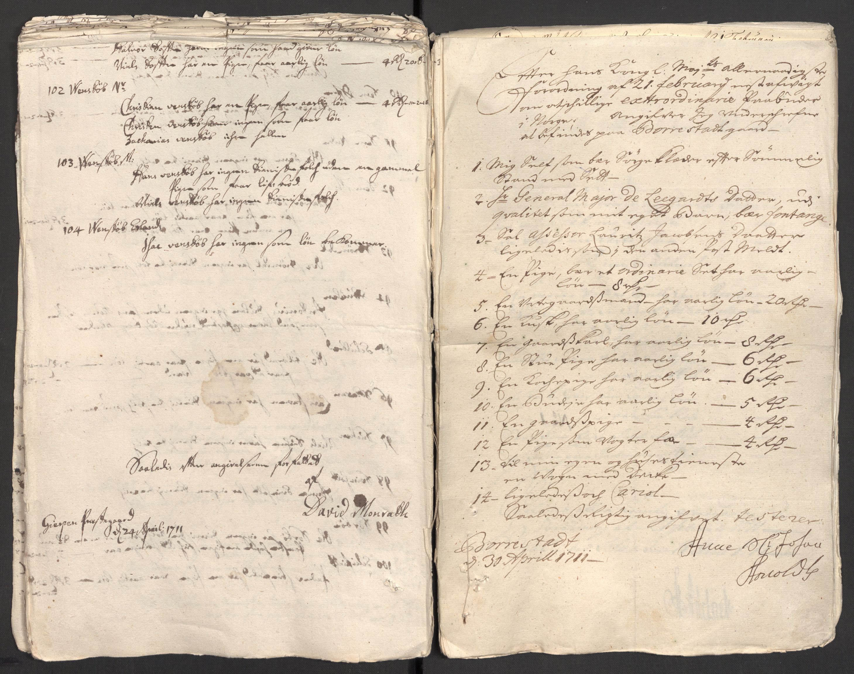 Rentekammeret inntil 1814, Reviderte regnskaper, Fogderegnskap, AV/RA-EA-4092/R36/L2121: Fogderegnskap Øvre og Nedre Telemark og Bamble, 1711, p. 596