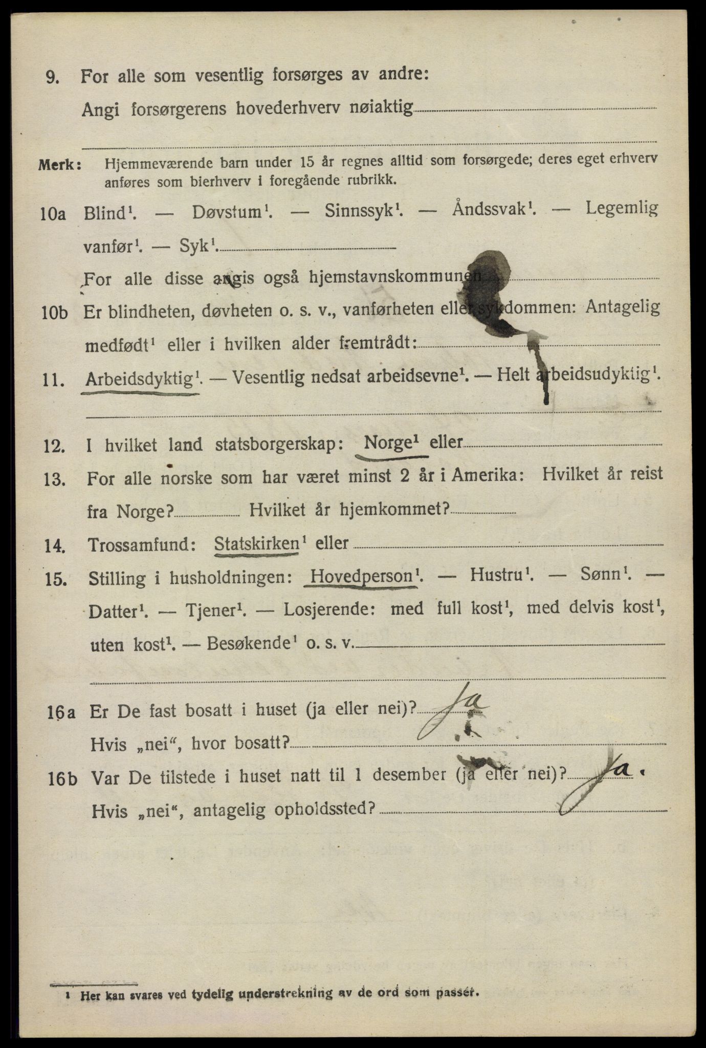 SAO, 1920 census for Enebakk, 1920, p. 7554