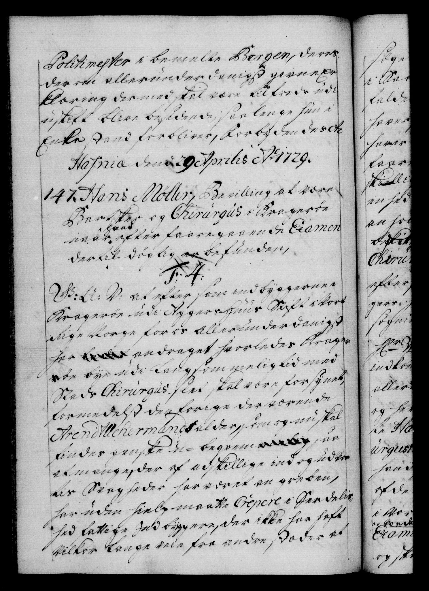 Danske Kanselli 1572-1799, AV/RA-EA-3023/F/Fc/Fca/Fcaa/L0026: Norske registre, 1729-1730, p. 110b