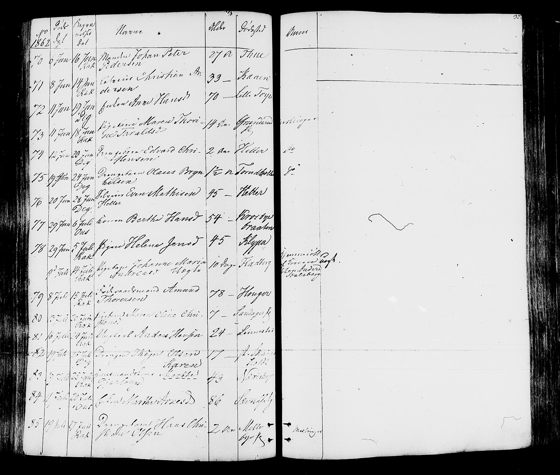 Rakkestad prestekontor Kirkebøker, AV/SAO-A-2008/F/Fa/L0011: Parish register (official) no. I 11, 1862-1877, p. 323