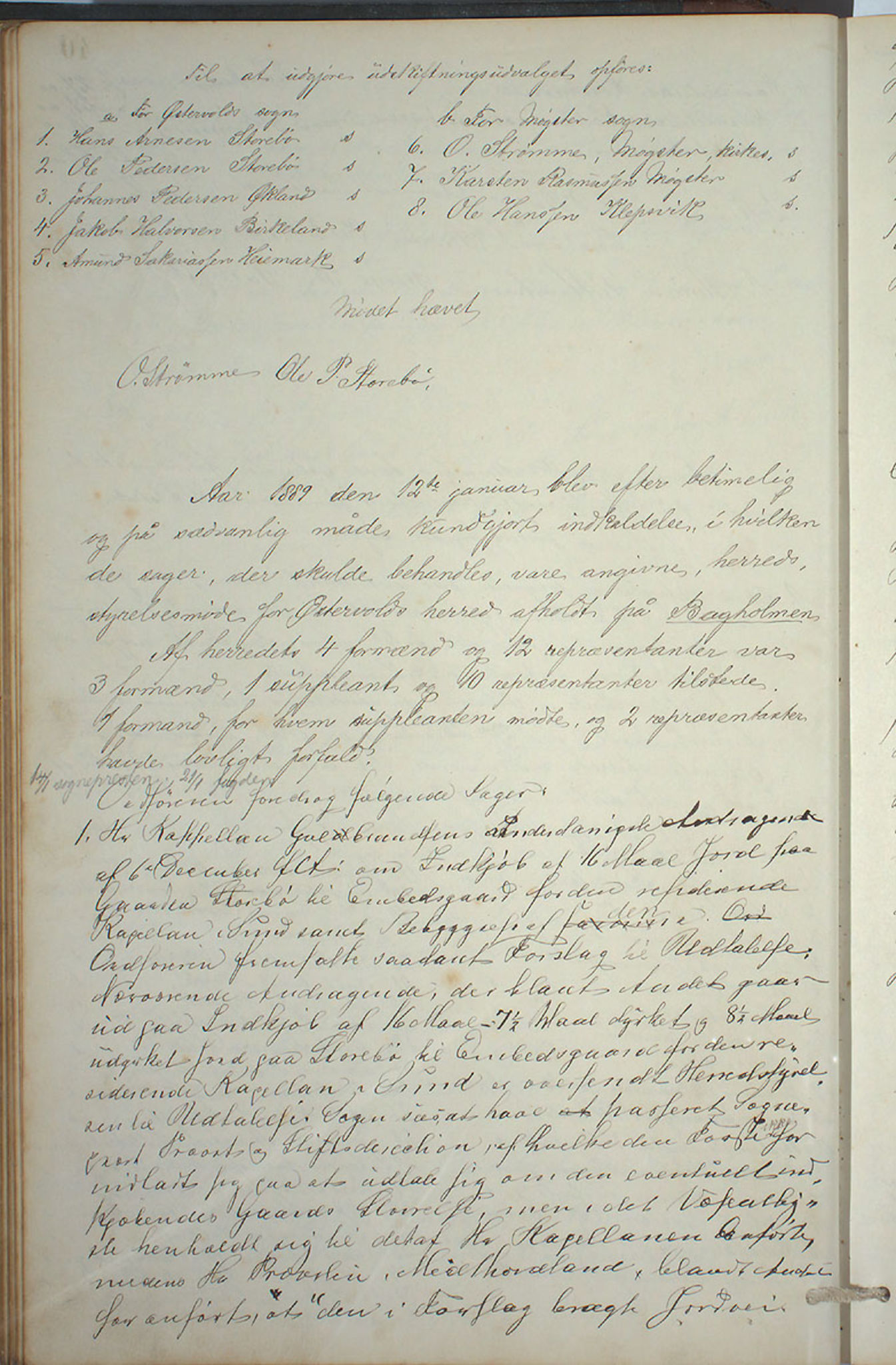 Austevoll kommune. Formannskapet, IKAH/1244-021/A/Aa/L0001: Forhandlingsprotokoll for heradstyret, 1886-1900, p. 81