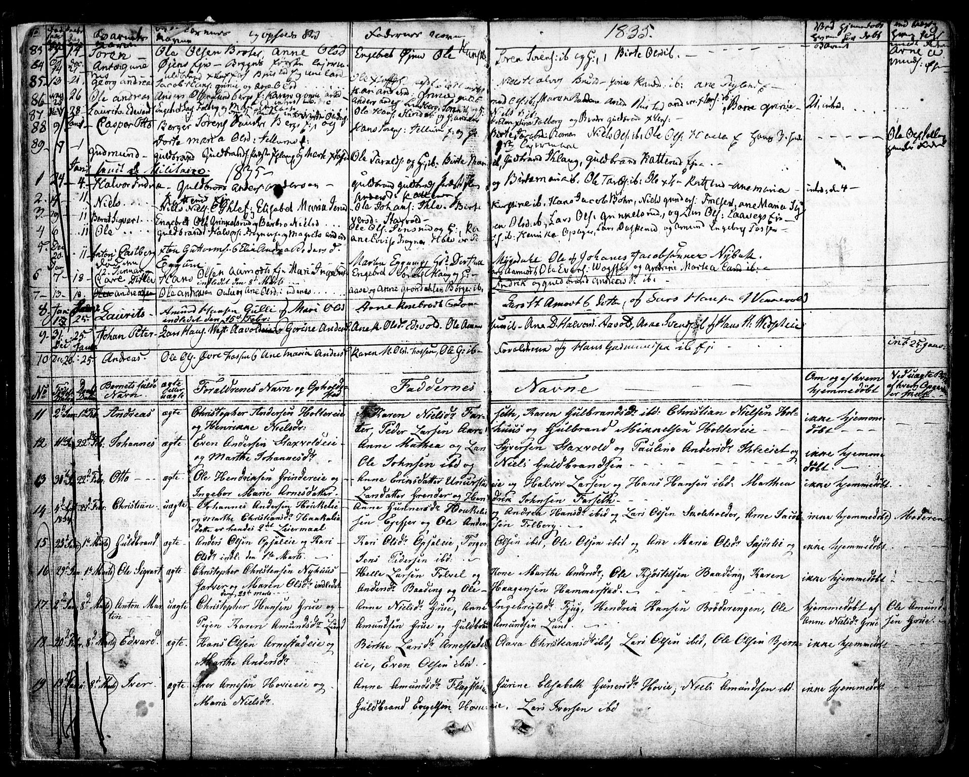 Nes prestekontor Kirkebøker, AV/SAO-A-10410/F/Fa/L0006: Parish register (official) no. I 6, 1833-1845, p. 9