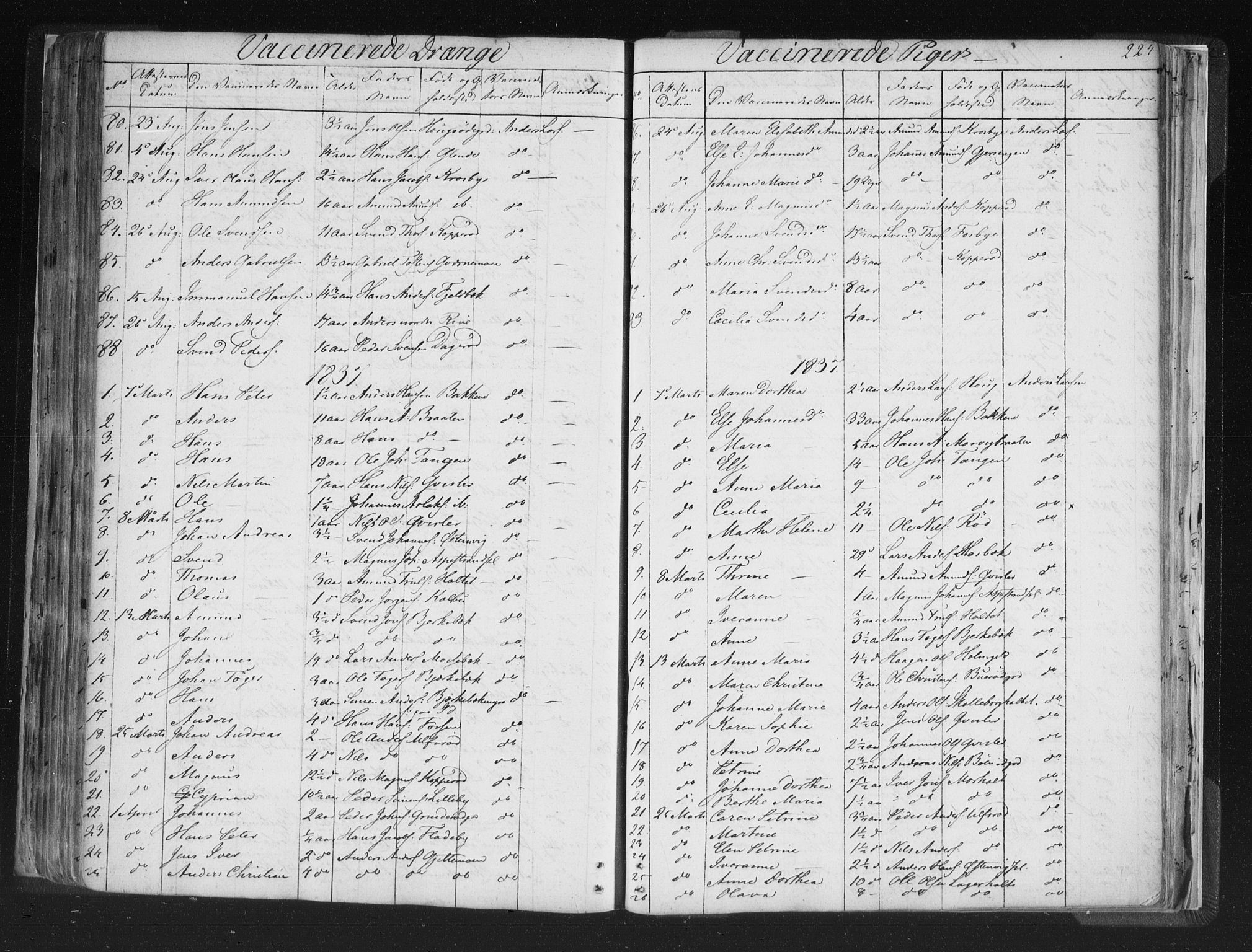 Aremark prestekontor Kirkebøker, SAO/A-10899/F/Fc/L0002: Parish register (official) no. III 2, 1834-1849, p. 225