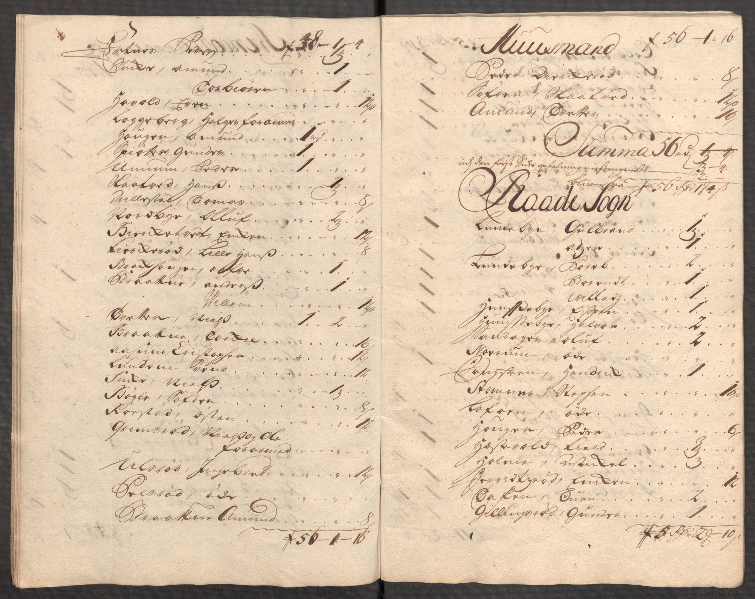 Rentekammeret inntil 1814, Reviderte regnskaper, Fogderegnskap, AV/RA-EA-4092/R04/L0143: Fogderegnskap Moss, Onsøy, Tune, Veme og Åbygge, 1718, p. 64