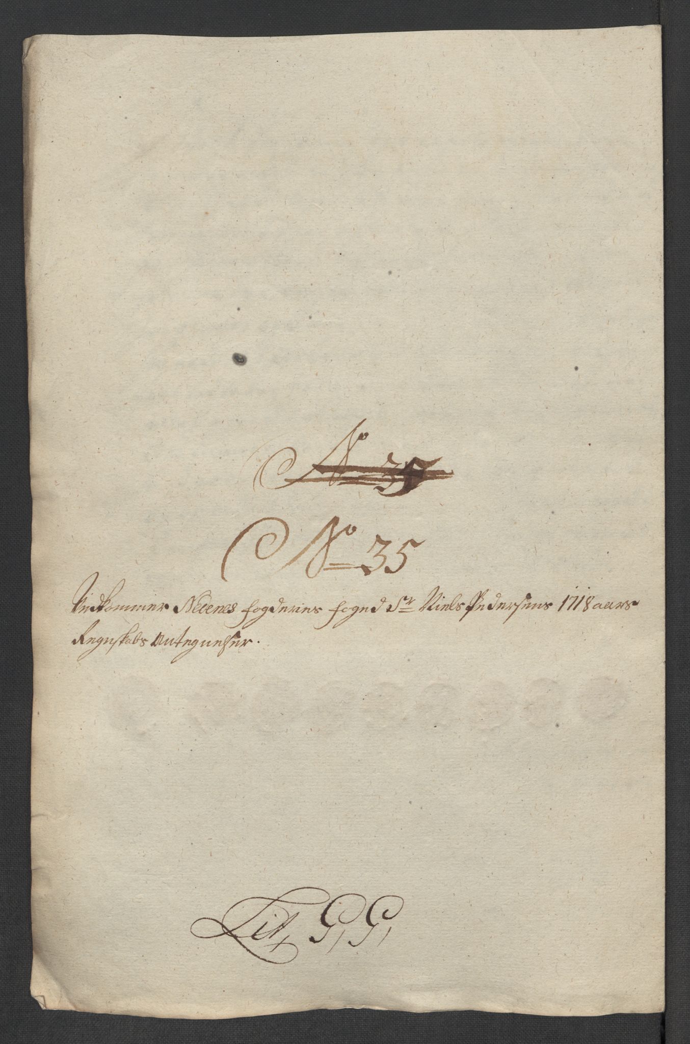 Rentekammeret inntil 1814, Reviderte regnskaper, Fogderegnskap, AV/RA-EA-4092/R39/L2328: Fogderegnskap Nedenes, 1718, p. 403