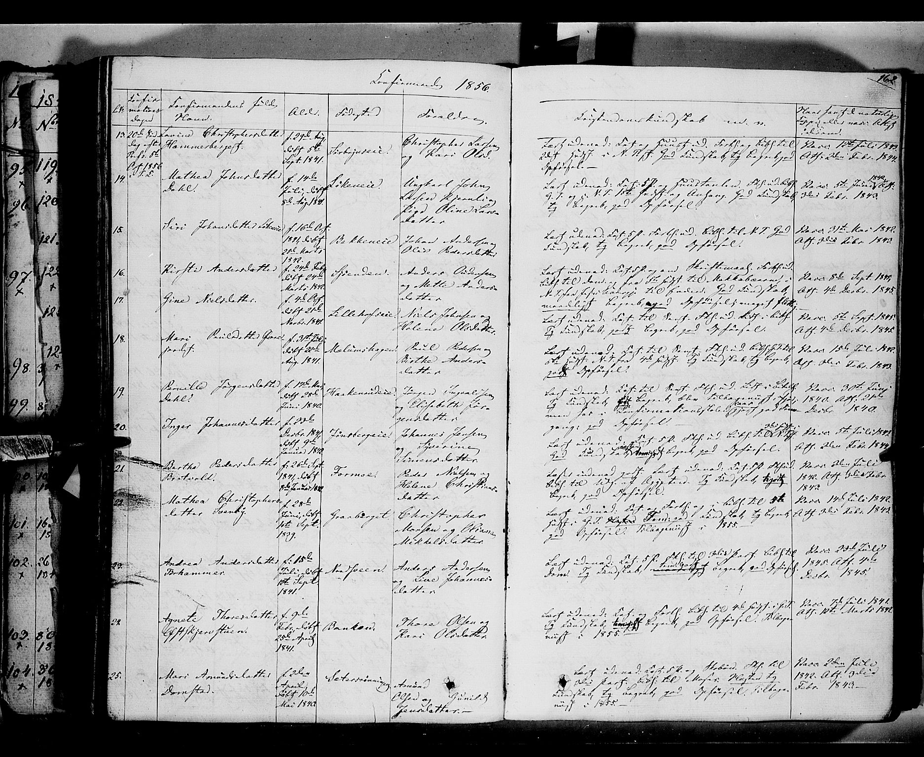 Romedal prestekontor, SAH/PREST-004/K/L0004: Parish register (official) no. 4, 1847-1861, p. 162