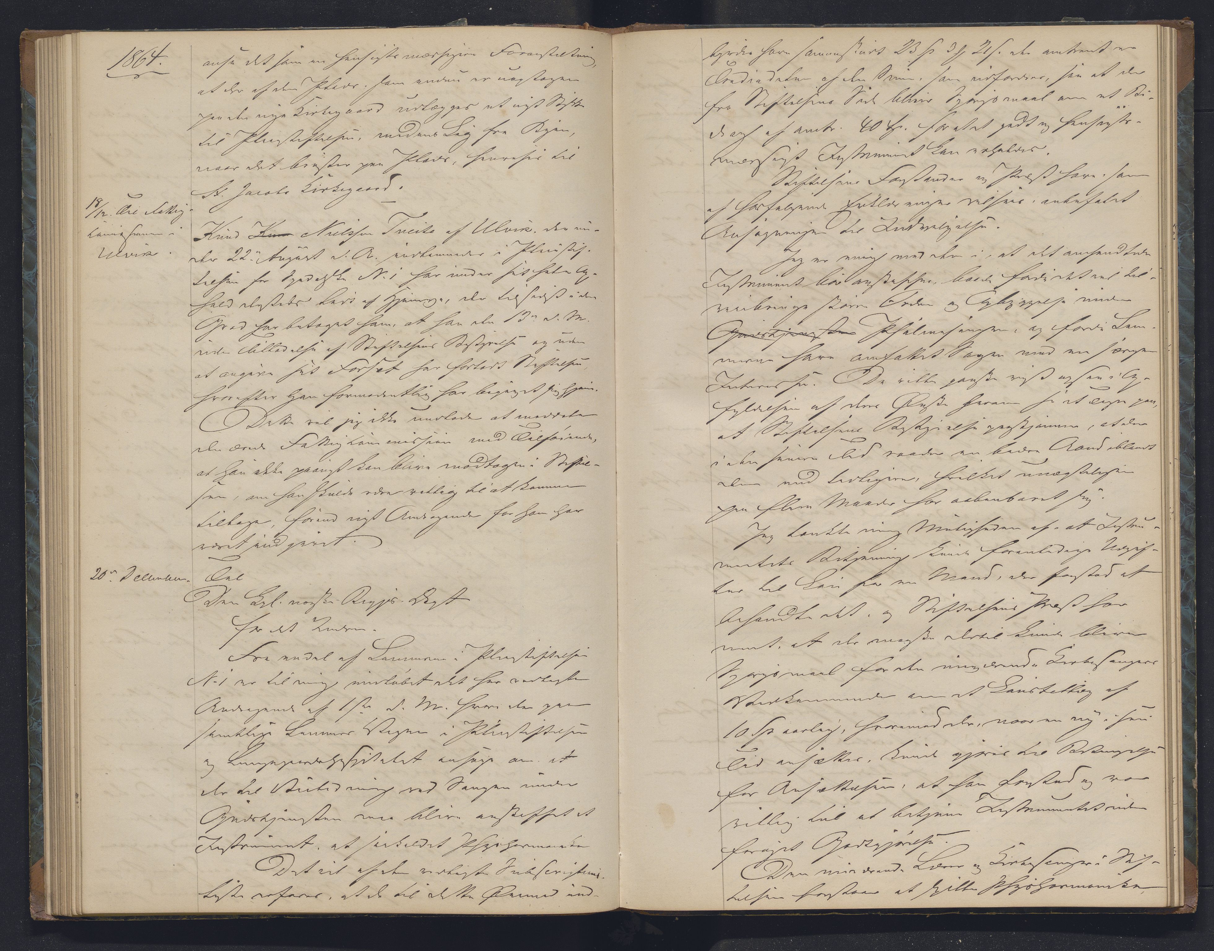 Lepraarkiver - Overlegen for den spedalske sykdom, AV/SAB-A-61001/B.b/L0006: Kopibok, 1860-1874