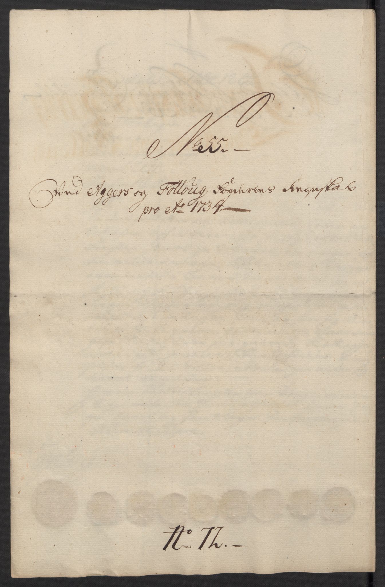 Rentekammeret inntil 1814, Reviderte regnskaper, Fogderegnskap, AV/RA-EA-4092/R10/L0473: Fogderegnskap Aker og Follo, 1734, p. 230