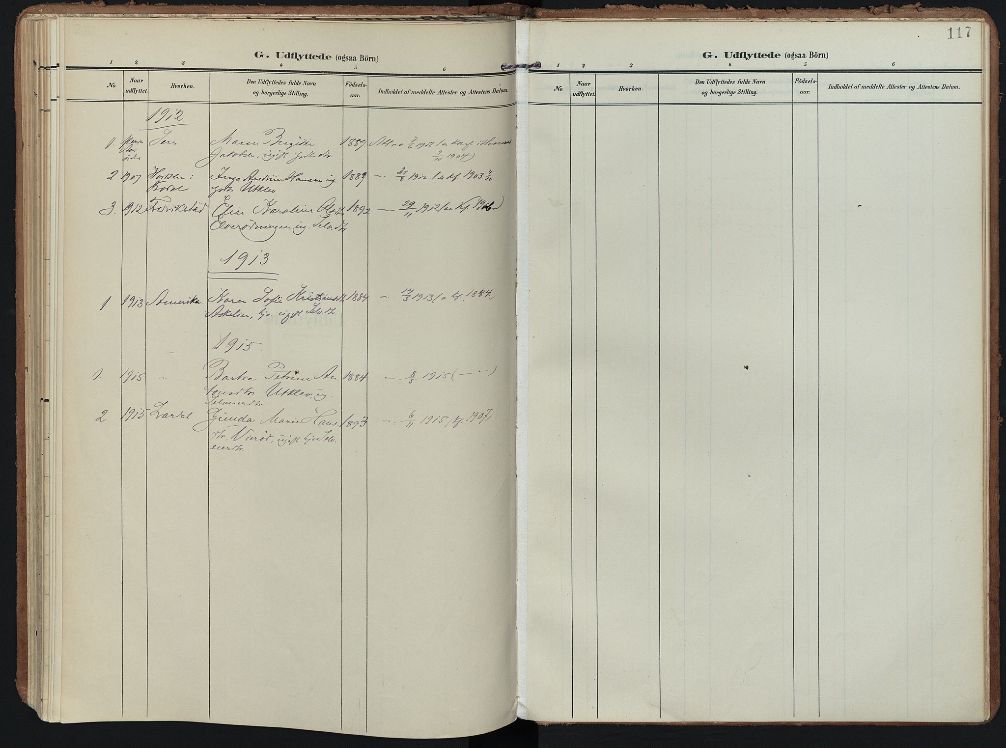 Hedrum kirkebøker, SAKO/A-344/F/Fc/L0002: Parish register (official) no. III 2, 1907-1930, p. 117