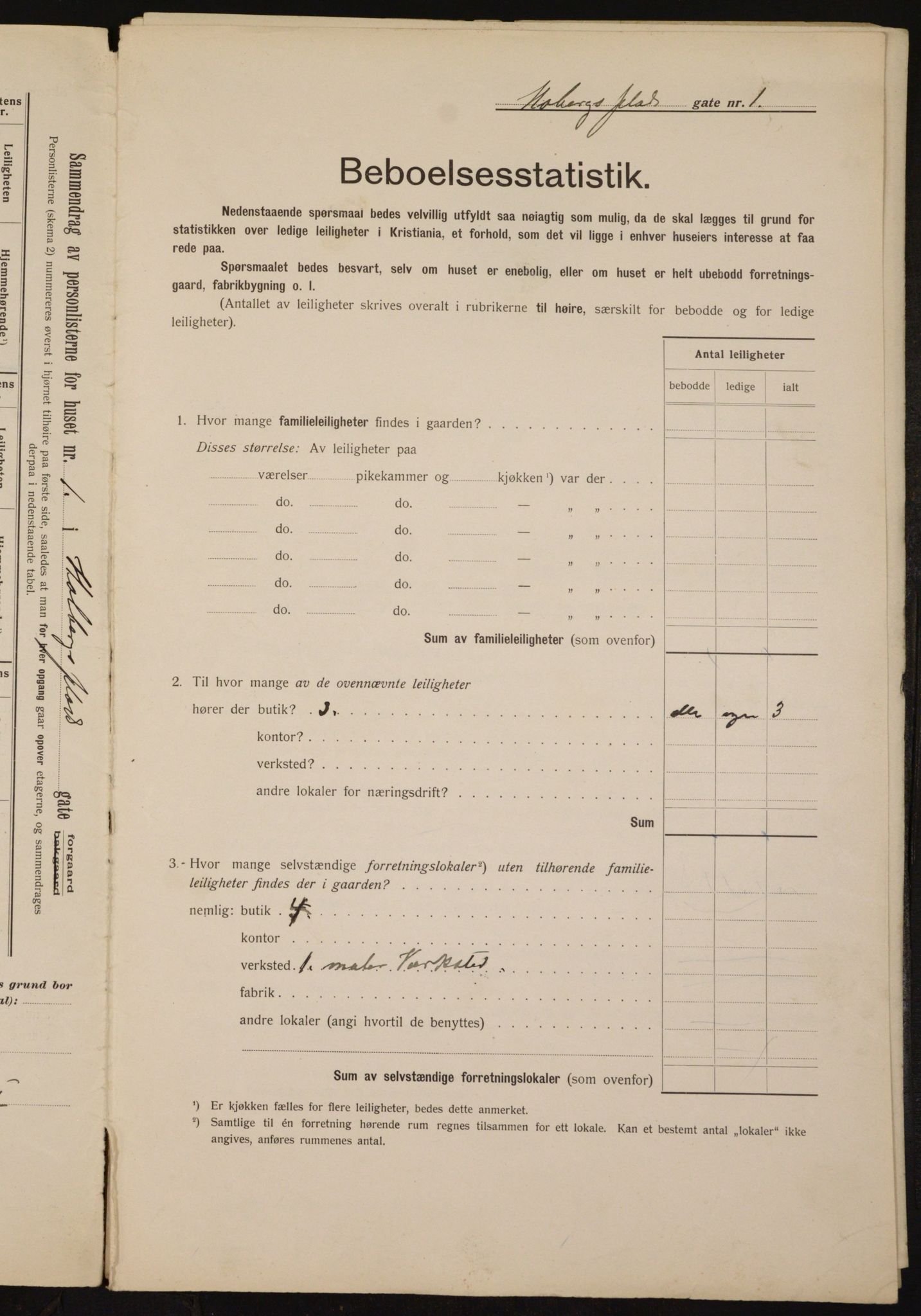 OBA, Municipal Census 1912 for Kristiania, 1912, p. 40921