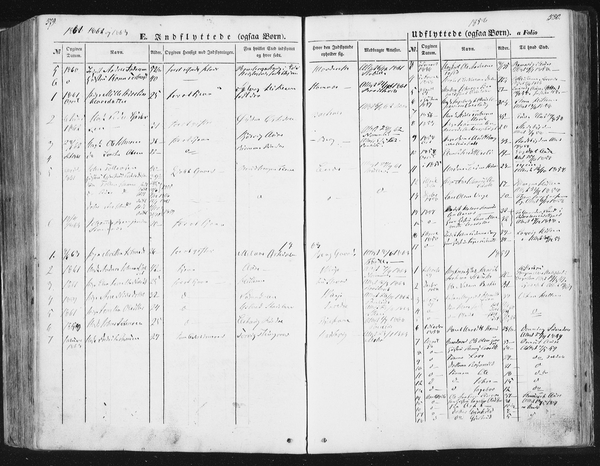 Ministerialprotokoller, klokkerbøker og fødselsregistre - Sør-Trøndelag, SAT/A-1456/630/L0494: Parish register (official) no. 630A07, 1852-1868, p. 579-580