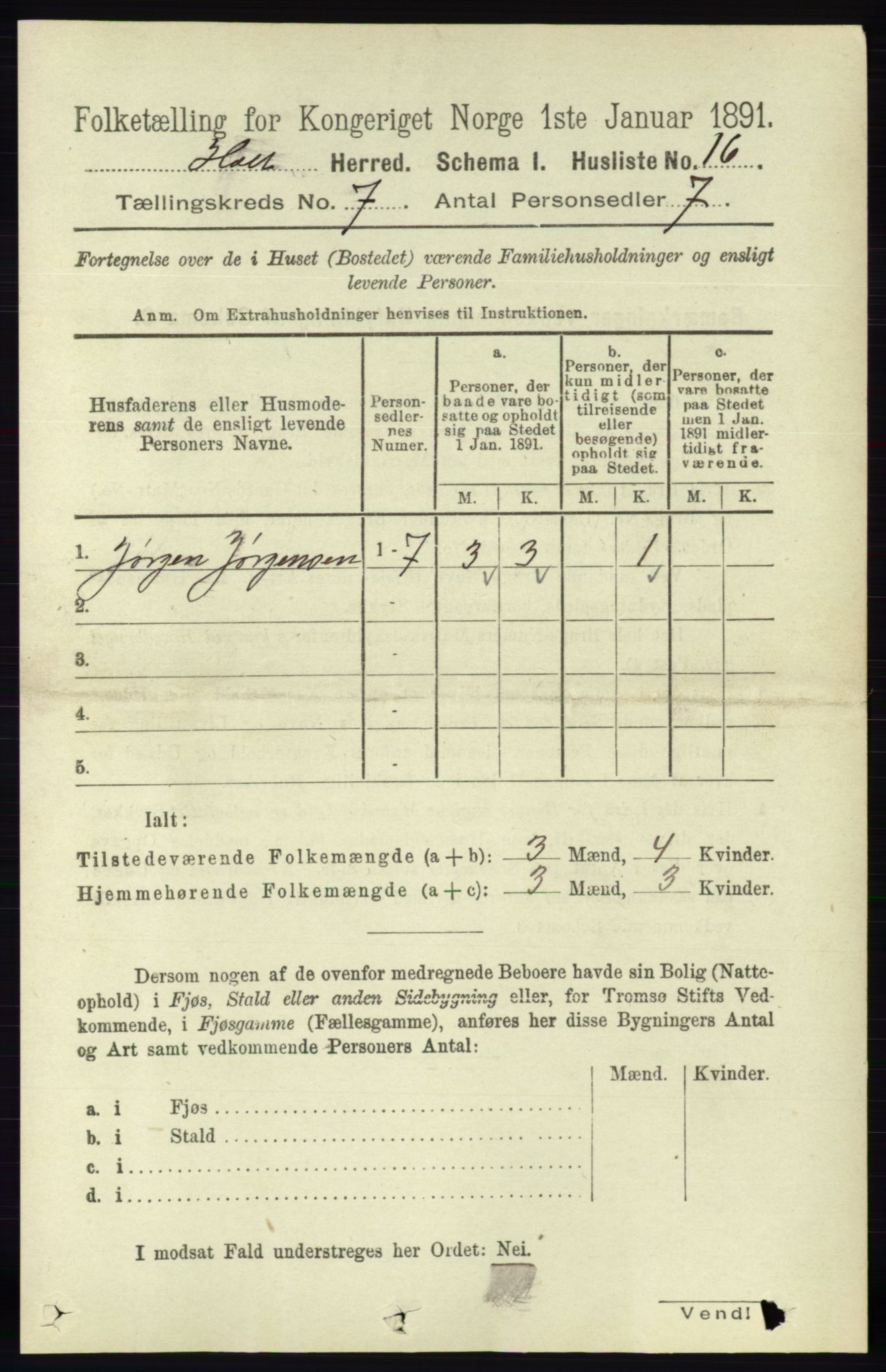 RA, 1891 census for 0914 Holt, 1891, p. 3310