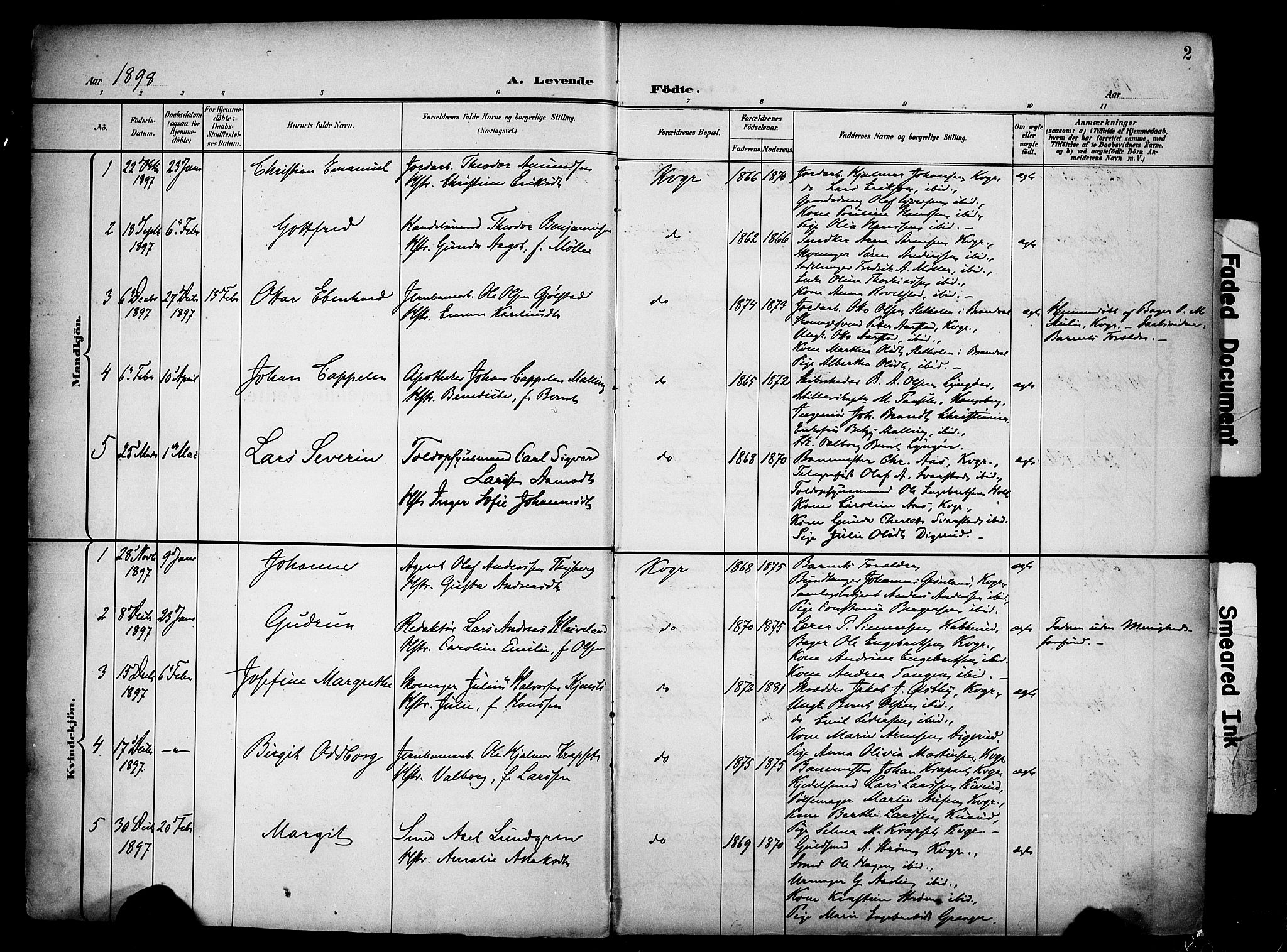 Vinger prestekontor, AV/SAH-PREST-024/H/Ha/Haa/L0016: Parish register (official) no. 16, 1898-1920, p. 2