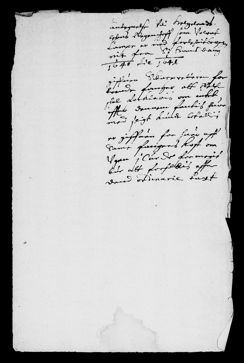 Rentekammeret inntil 1814, Reviderte regnskaper, Lensregnskaper, RA/EA-5023/R/Rb/Rbz/L0032: Nordlandenes len, 1640-1644