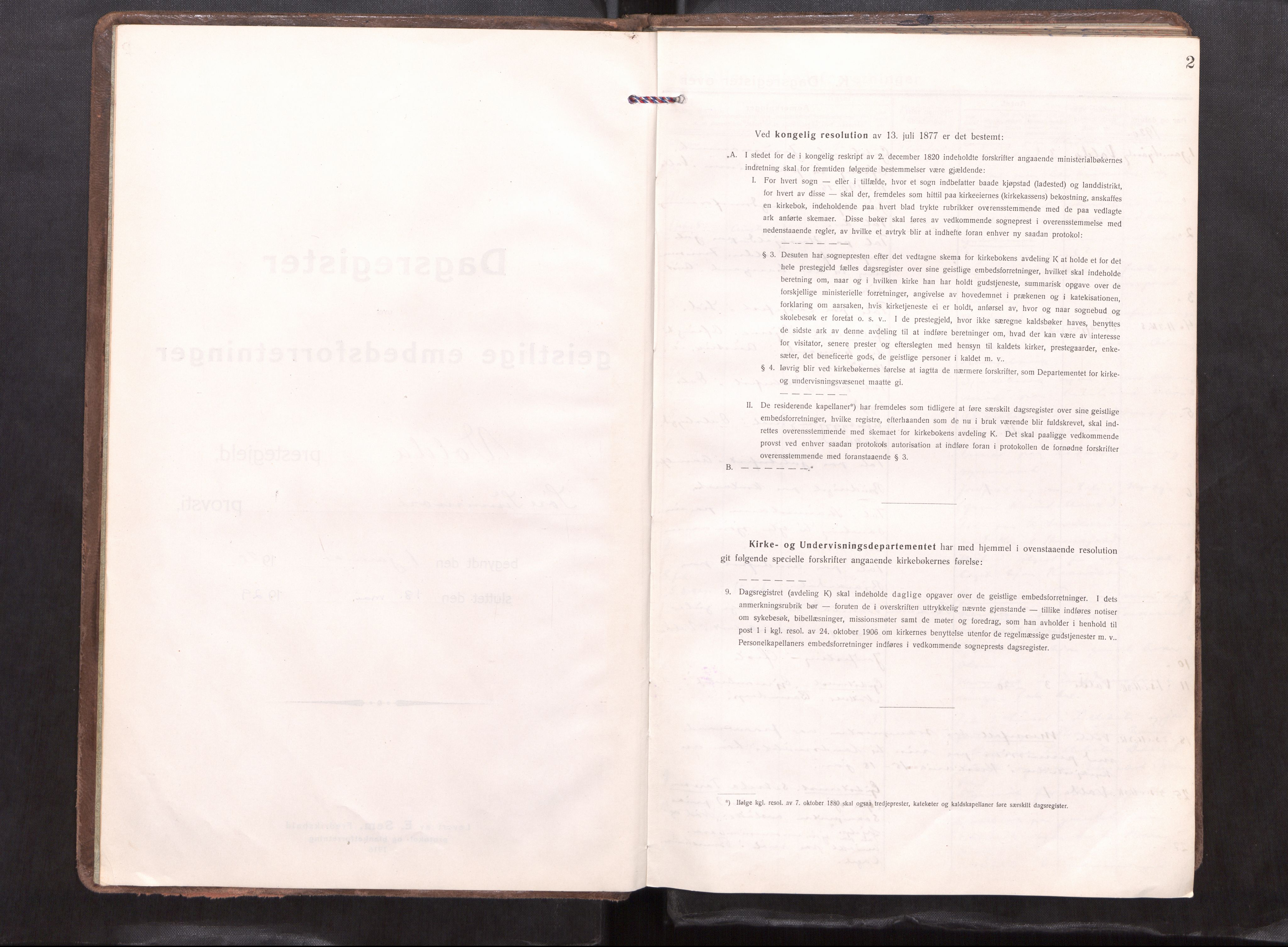 Ministerialprotokoller, klokkerbøker og fødselsregistre - Møre og Romsdal, AV/SAT-A-1454/511/L0147: Diary records no. 511---, 1920-1929, p. 2