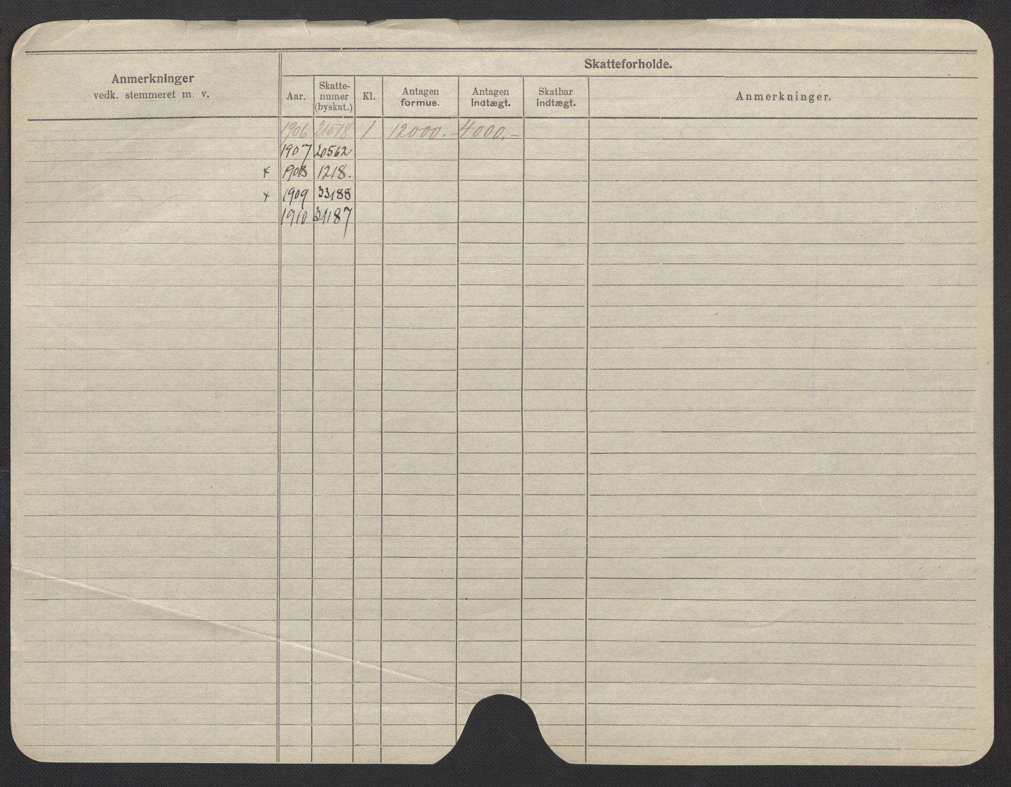 Oslo folkeregister, Registerkort, AV/SAO-A-11715/F/Fa/Fac/L0022: Kvinner, 1906-1914, p. 495b