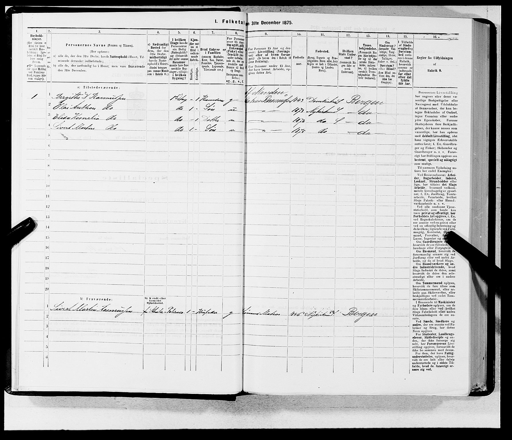 SAB, 1875 census for 1301 Bergen, 1875, p. 24