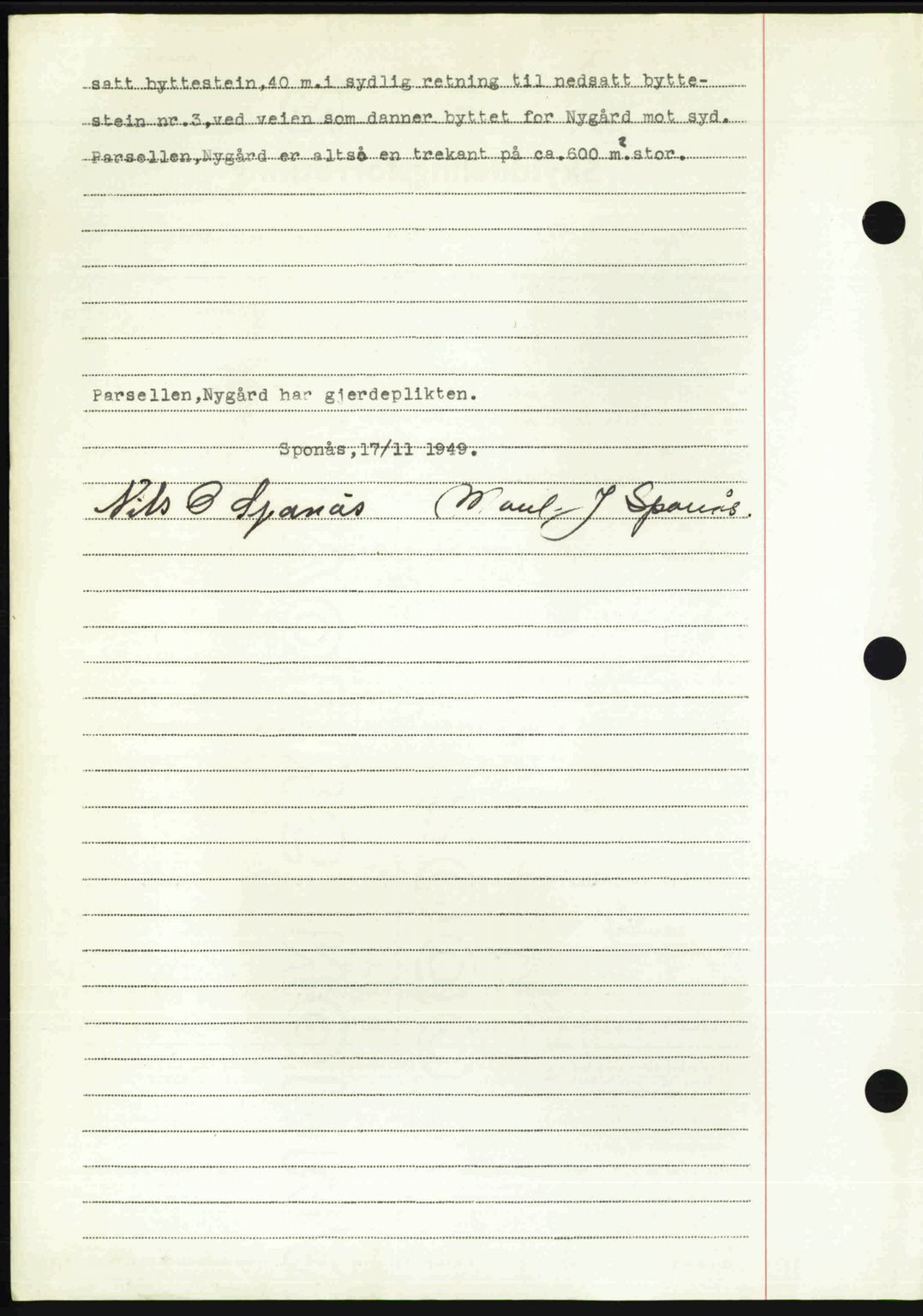 Nordmøre sorenskriveri, AV/SAT-A-4132/1/2/2Ca: Mortgage book no. A114, 1950-1950, Diary no: : 750/1950