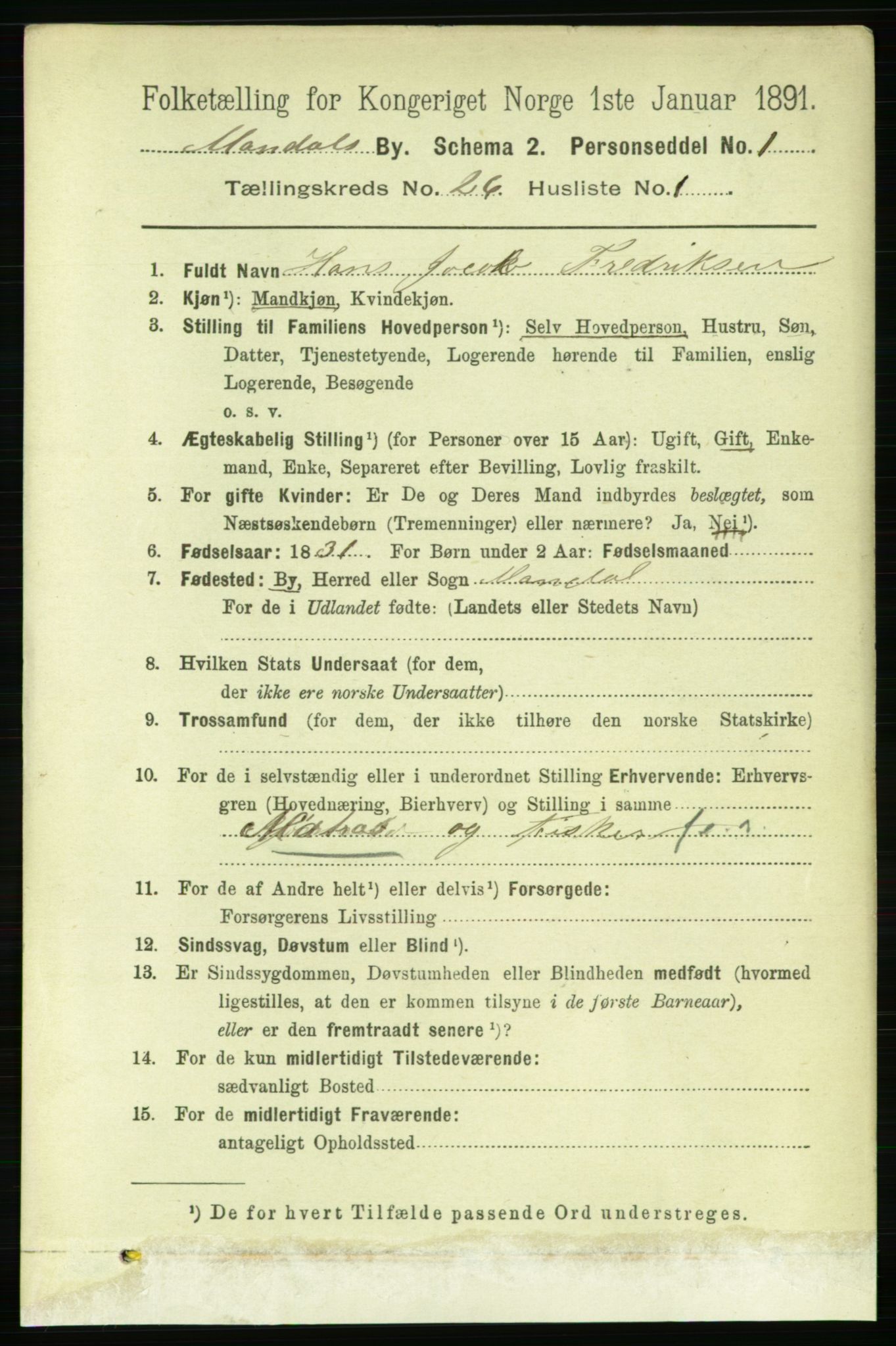 RA, 1891 census for 1002 Mandal, 1891, p. 4751