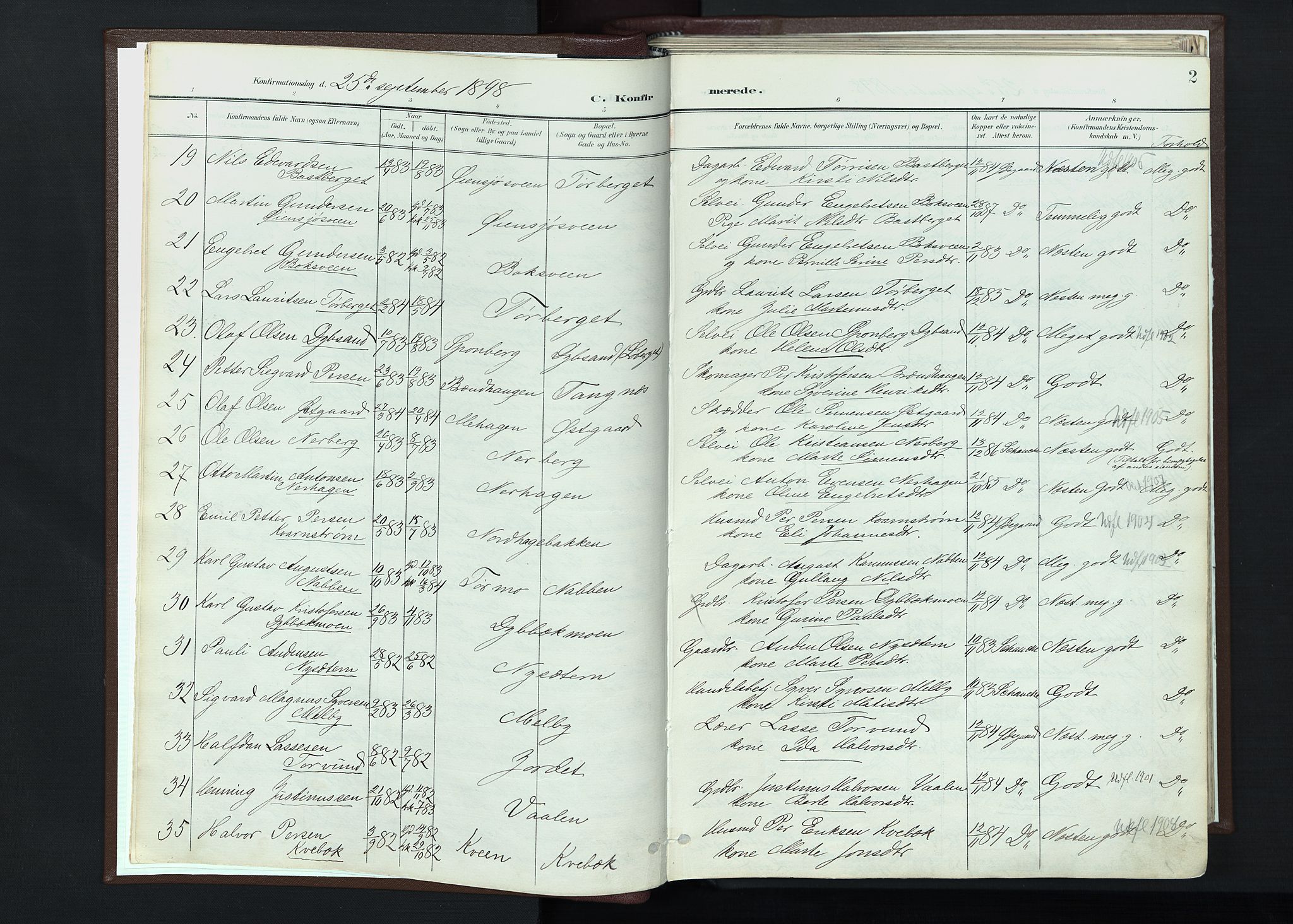 Trysil prestekontor, SAH/PREST-046/H/Ha/Haa/L0013: Parish register (official) no. 13, 1898-1911, p. 2