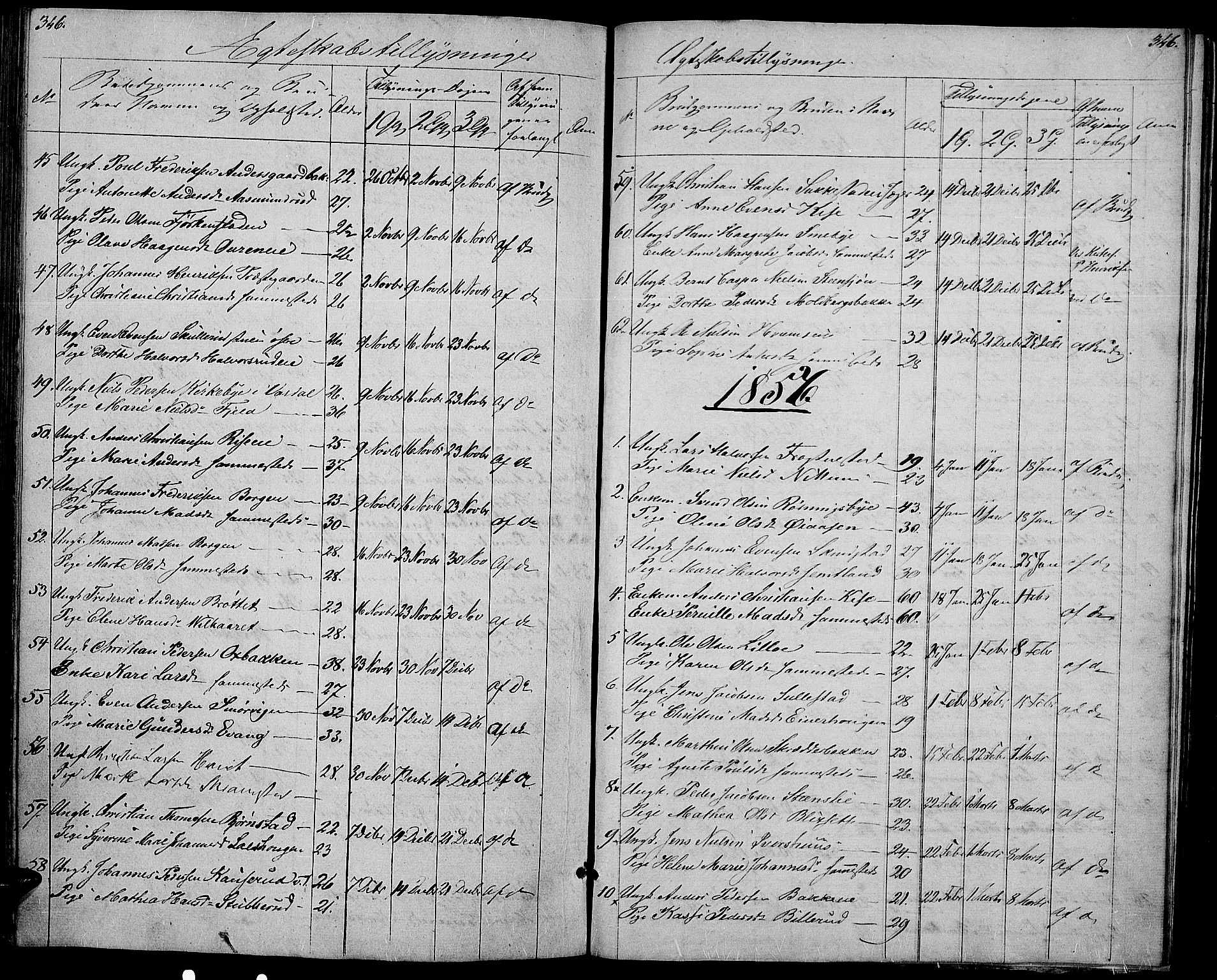 Østre Toten prestekontor, SAH/PREST-104/H/Ha/Hab/L0003: Parish register (copy) no. 3, 1848-1857, p. 346