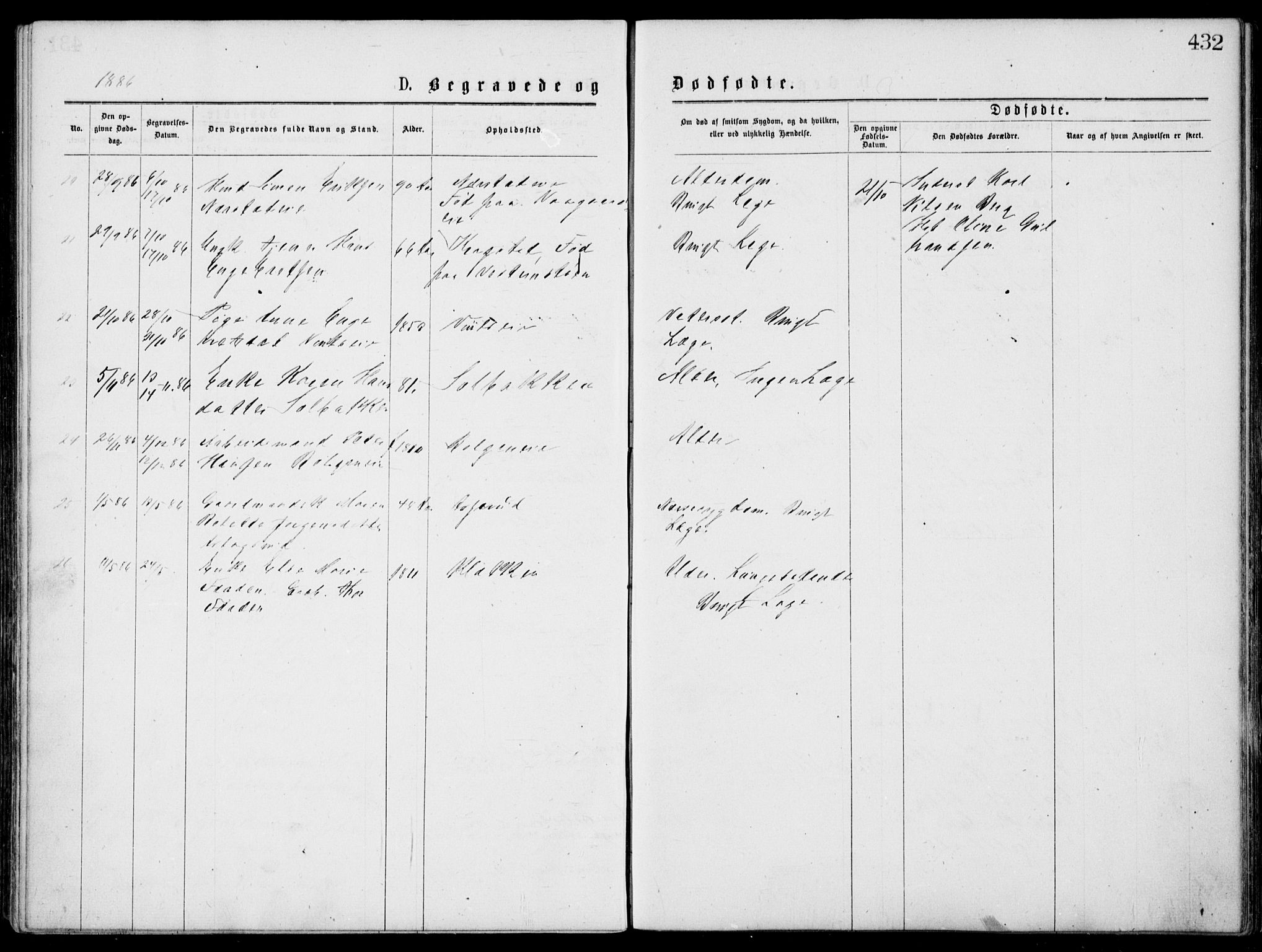 Norderhov kirkebøker, AV/SAKO-A-237/G/Gb/L0001: Parish register (copy) no. II 1, 1876-1899, p. 432