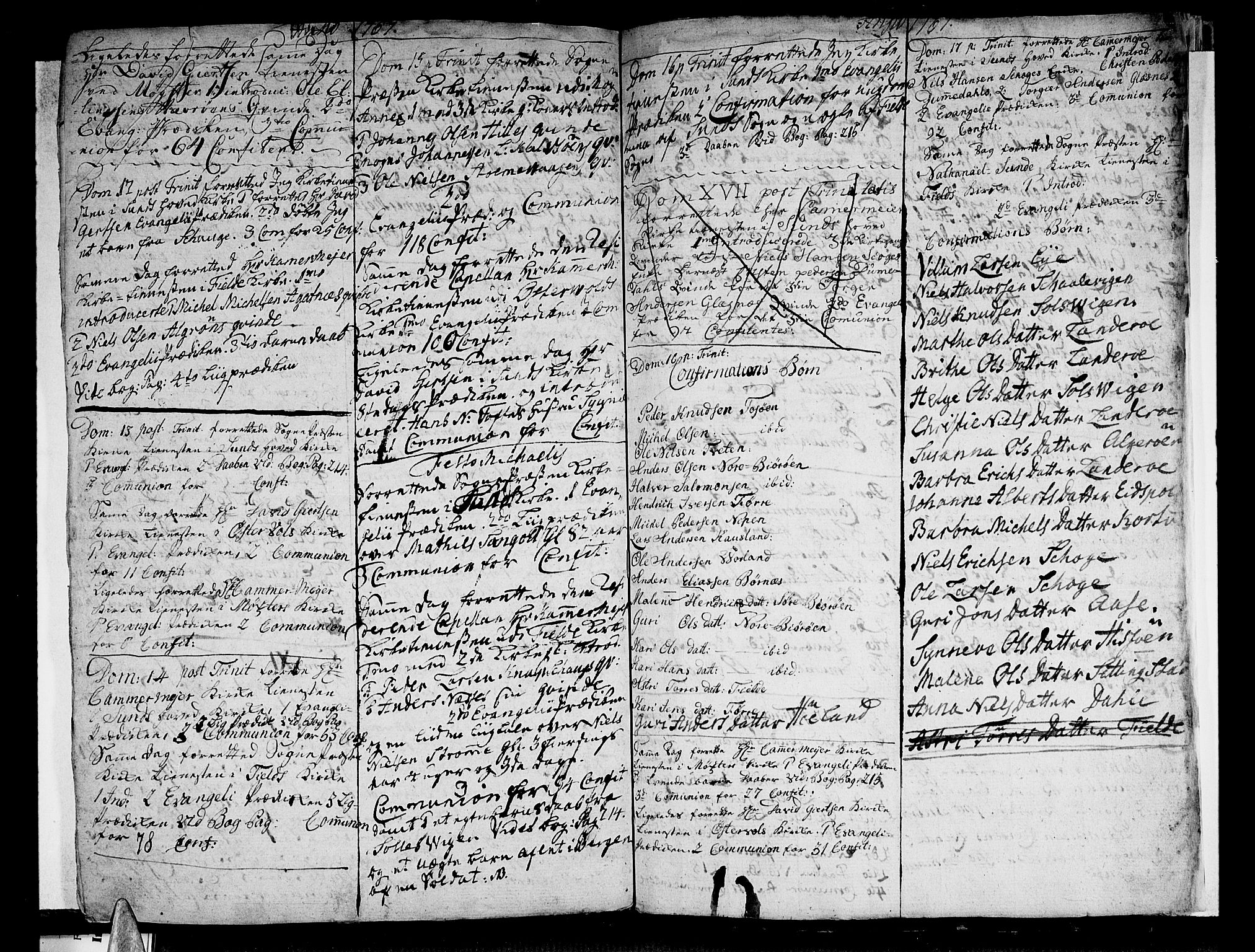 Sund sokneprestembete, AV/SAB-A-99930: Parish register (official) no. A 3, 1740-1769