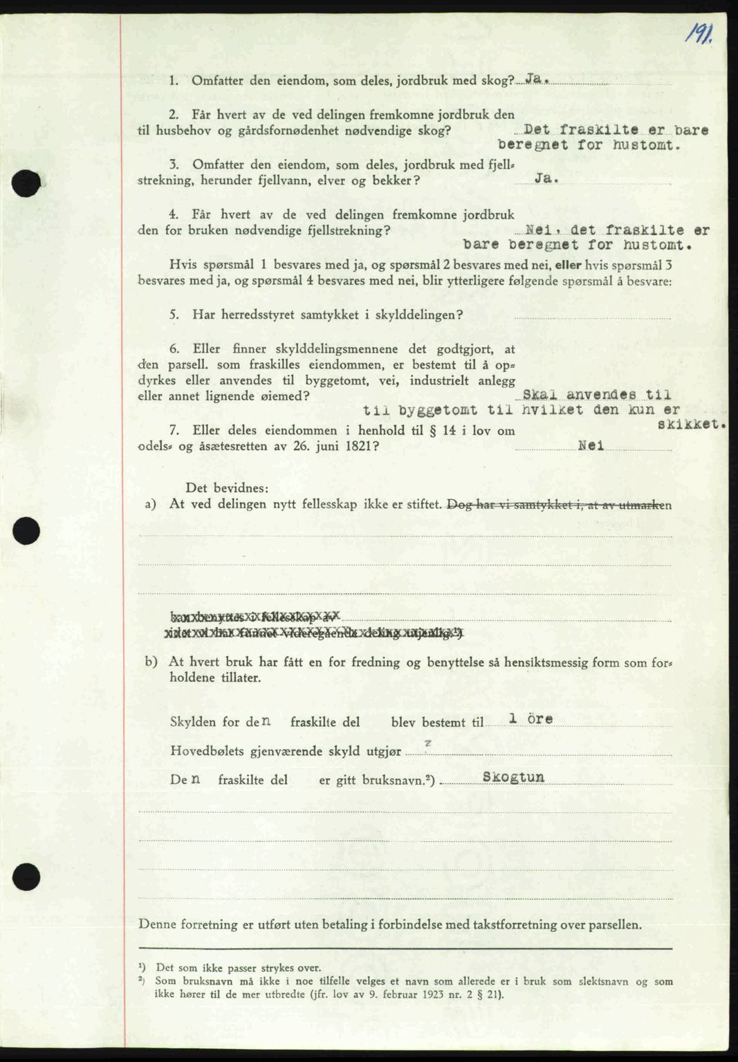 Nordmøre sorenskriveri, AV/SAT-A-4132/1/2/2Ca: Mortgage book no. A105, 1947-1947, Diary no: : 1434/1947