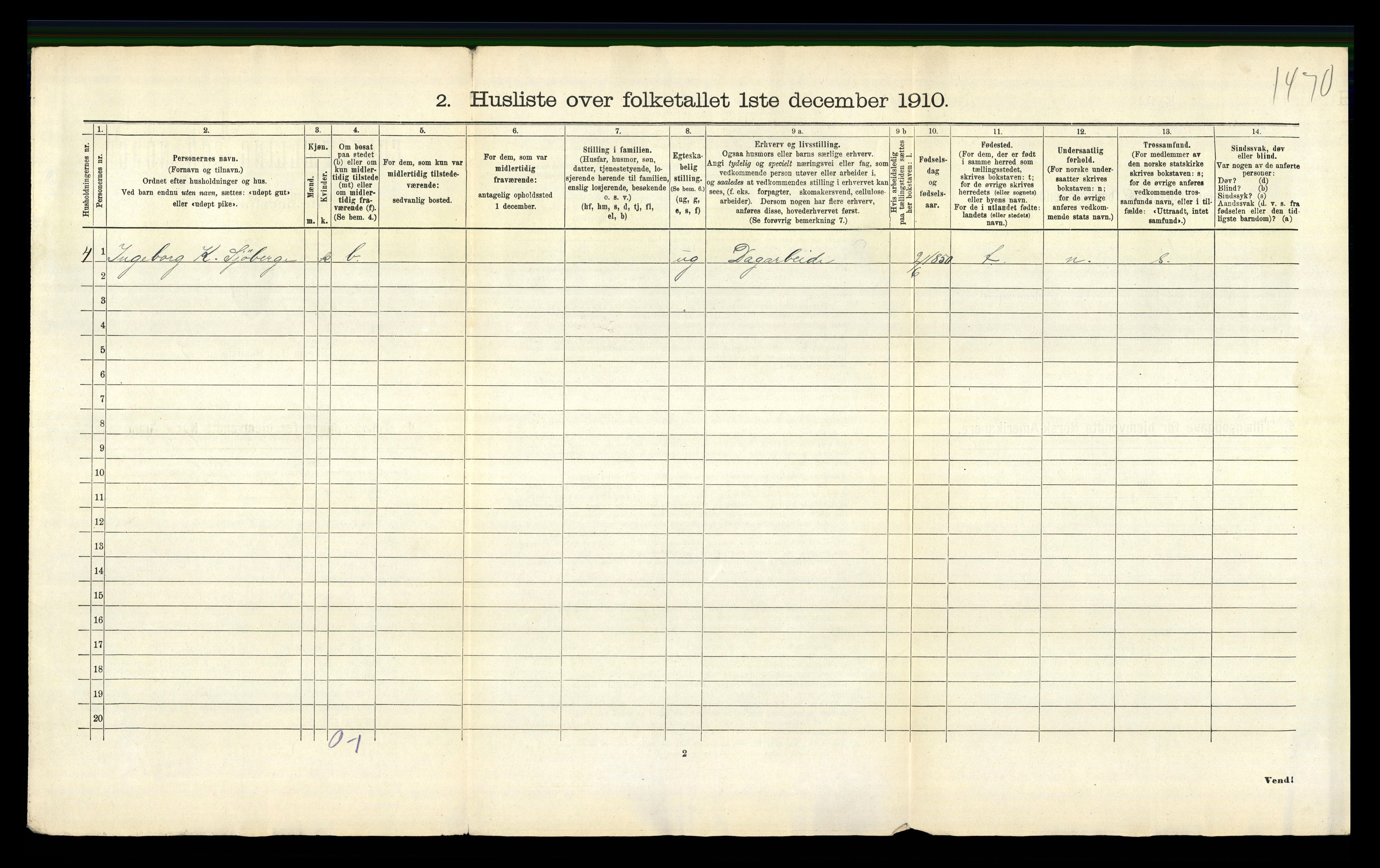 RA, 1910 census for Luster, 1910, p. 54