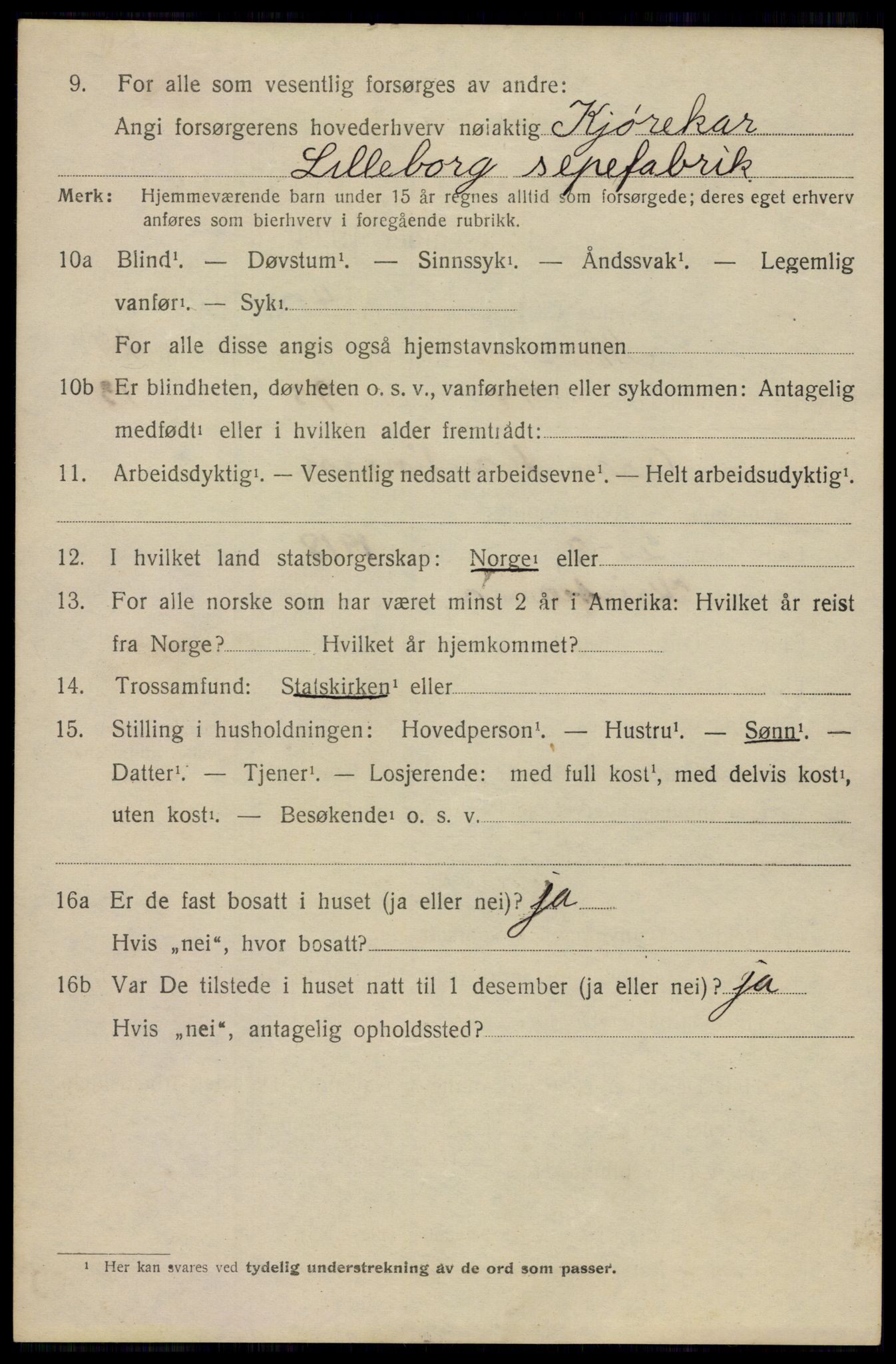 SAO, 1920 census for Aker, 1920, p. 122019