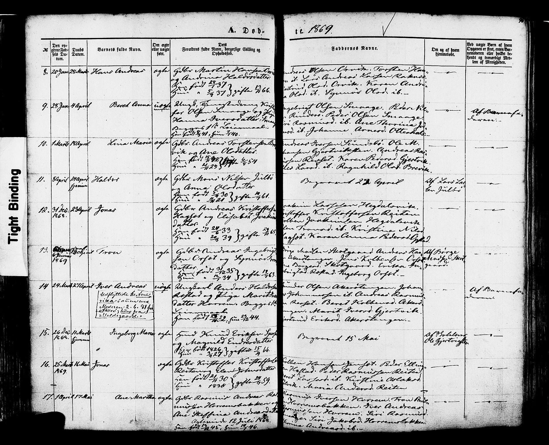 Ministerialprotokoller, klokkerbøker og fødselsregistre - Møre og Romsdal, SAT/A-1454/560/L0719: Parish register (official) no. 560A03, 1845-1872, p. 96