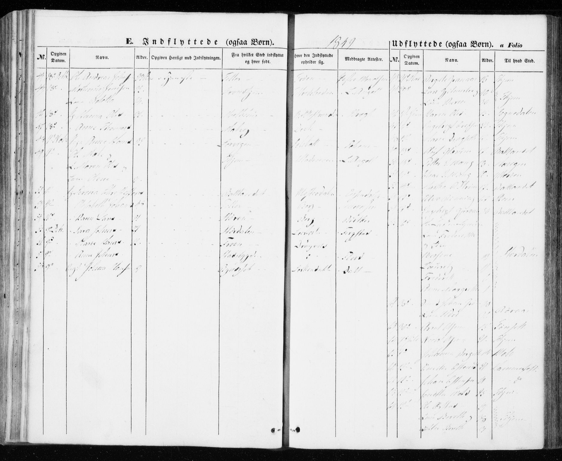 Ministerialprotokoller, klokkerbøker og fødselsregistre - Sør-Trøndelag, AV/SAT-A-1456/606/L0291: Parish register (official) no. 606A06, 1848-1856