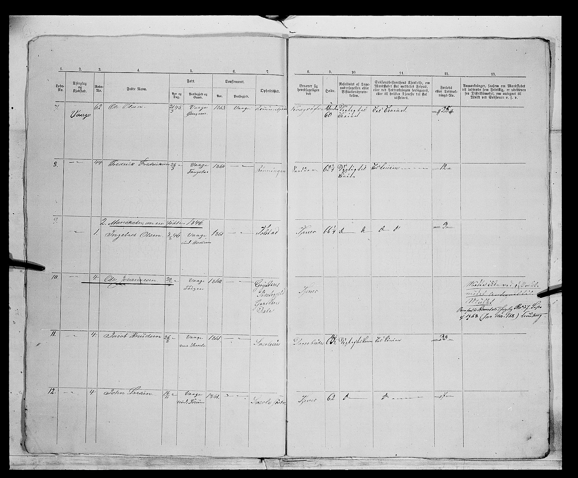 Fylkesmannen i Oppland, AV/SAH-FYO-002/1/K/Kg/L1174: Fron, Nordre og Søndre Fron, Vågå, 1860-1879, p. 443