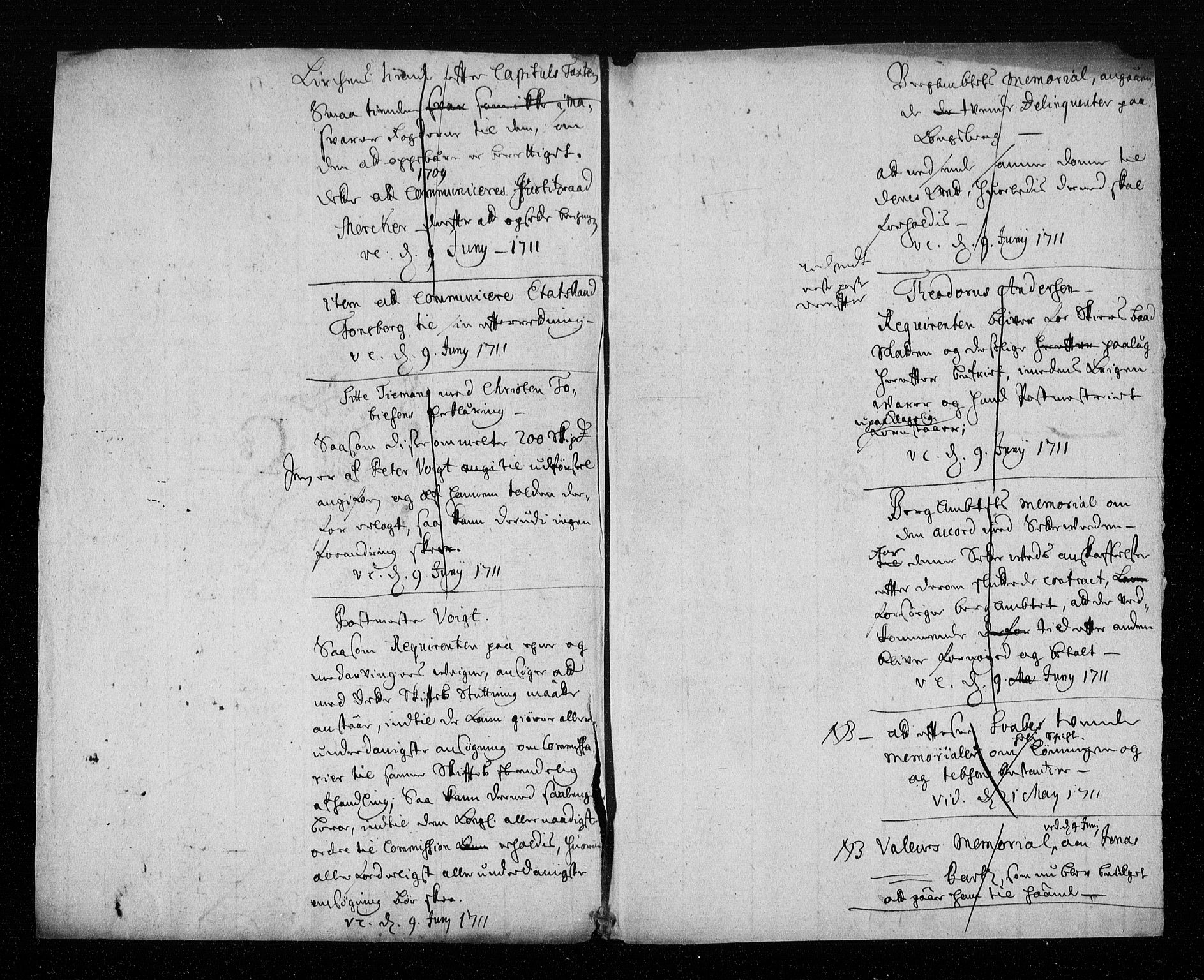 Stattholderembetet 1572-1771, AV/RA-EA-2870/Aa/L0003: Konsept til voteringsprotokoll, 1711, p. 116