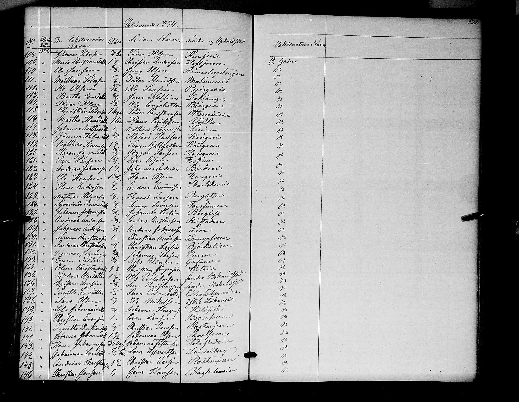 Ringsaker prestekontor, SAH/PREST-014/K/Ka/L0009: Parish register (official) no. 9, 1850-1860, p. 530