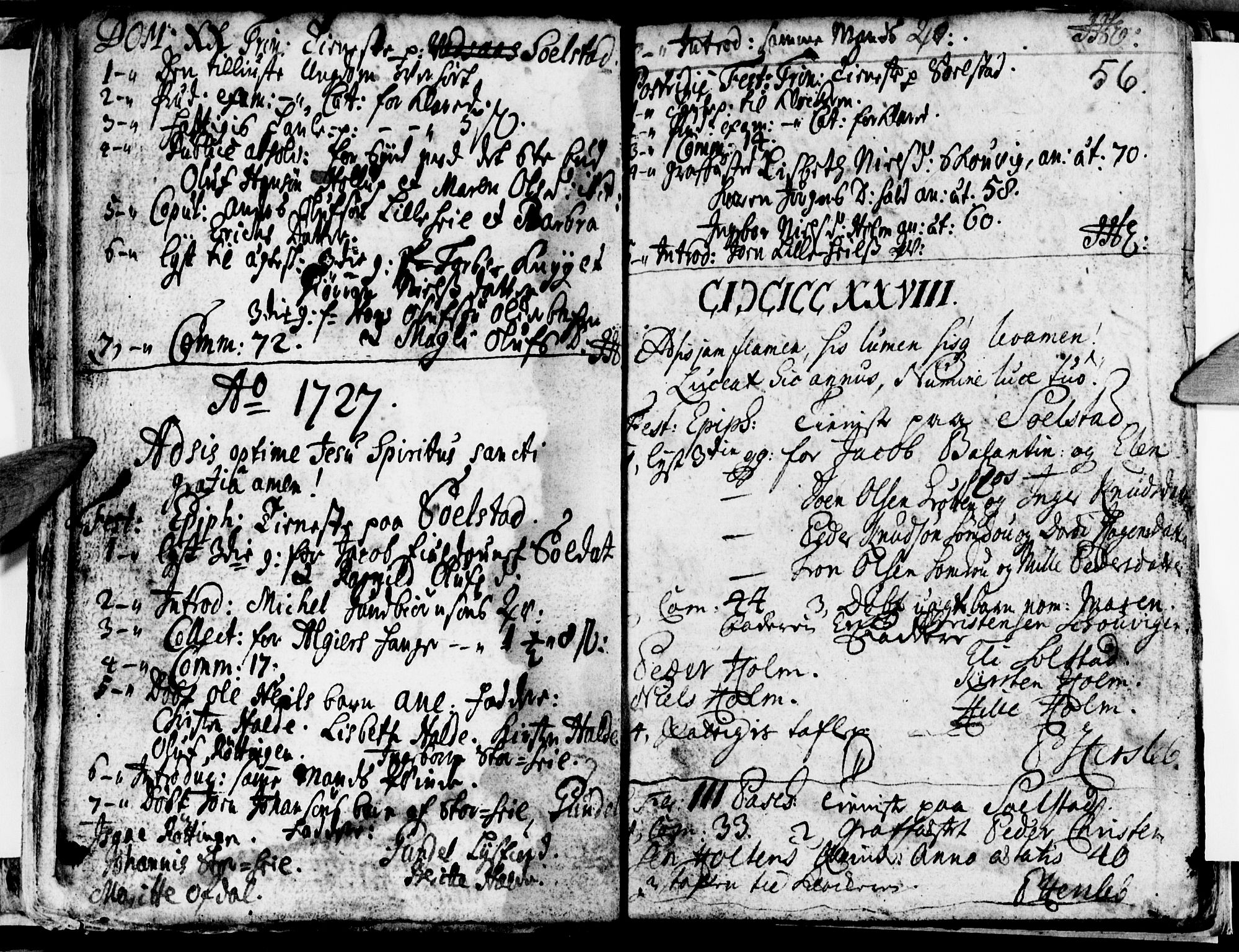 Ministerialprotokoller, klokkerbøker og fødselsregistre - Nordland, SAT/A-1459/811/L0164: Parish register (official) no. 811A01, 1677-1762, p. 56