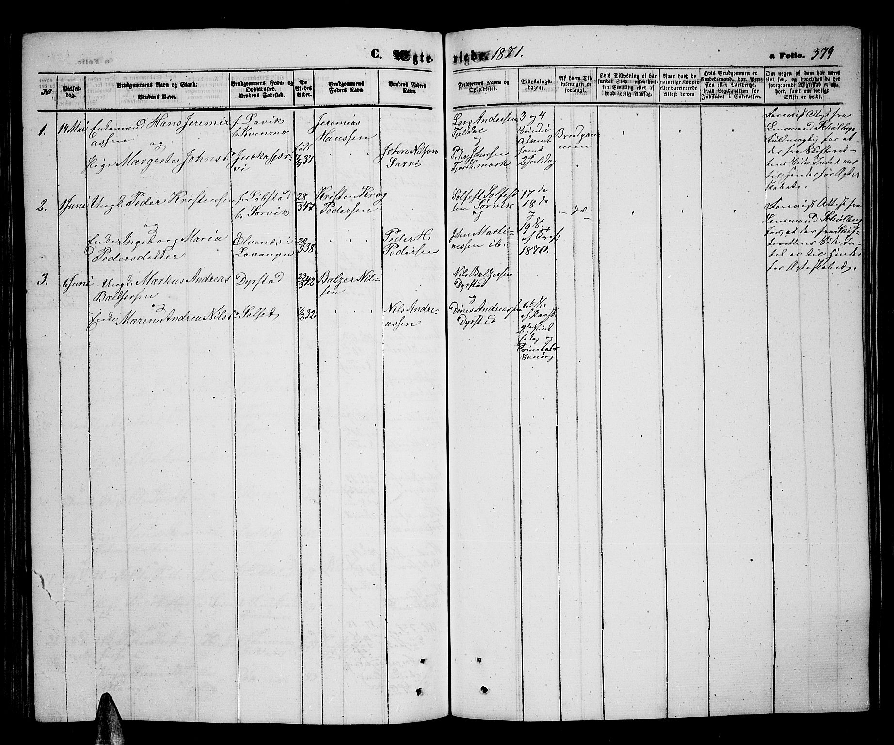 Ibestad sokneprestembete, SATØ/S-0077/H/Ha/Hab/L0005klokker: Parish register (copy) no. 5, 1860-1871, p. 379