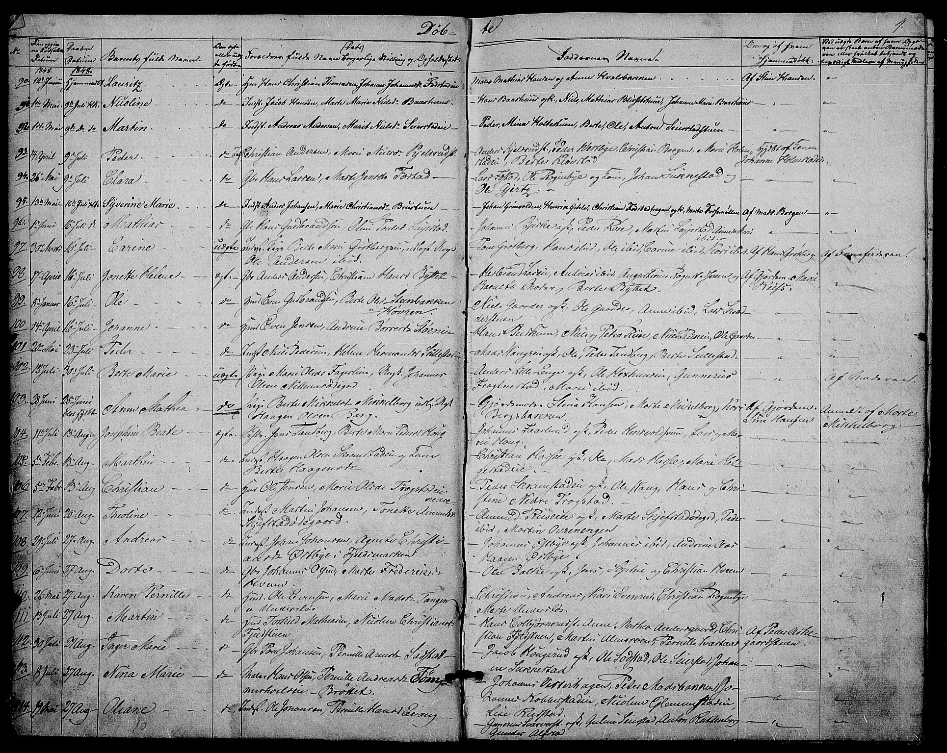 Østre Toten prestekontor, AV/SAH-PREST-104/H/Ha/Hab/L0003: Parish register (copy) no. 3, 1848-1857, p. 4