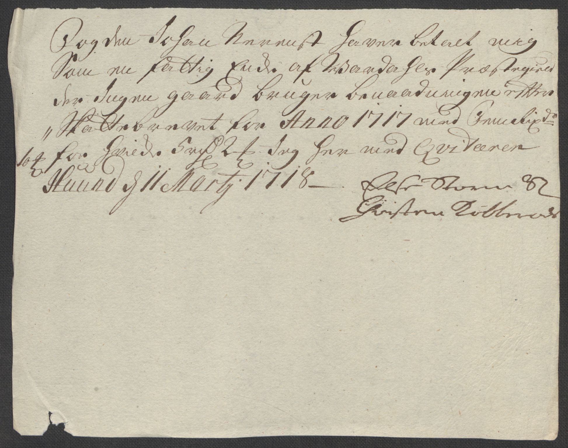 Rentekammeret inntil 1814, Reviderte regnskaper, Fogderegnskap, AV/RA-EA-4092/R18/L1318: Fogderegnskap Hadeland, Toten og Valdres, 1717, p. 123