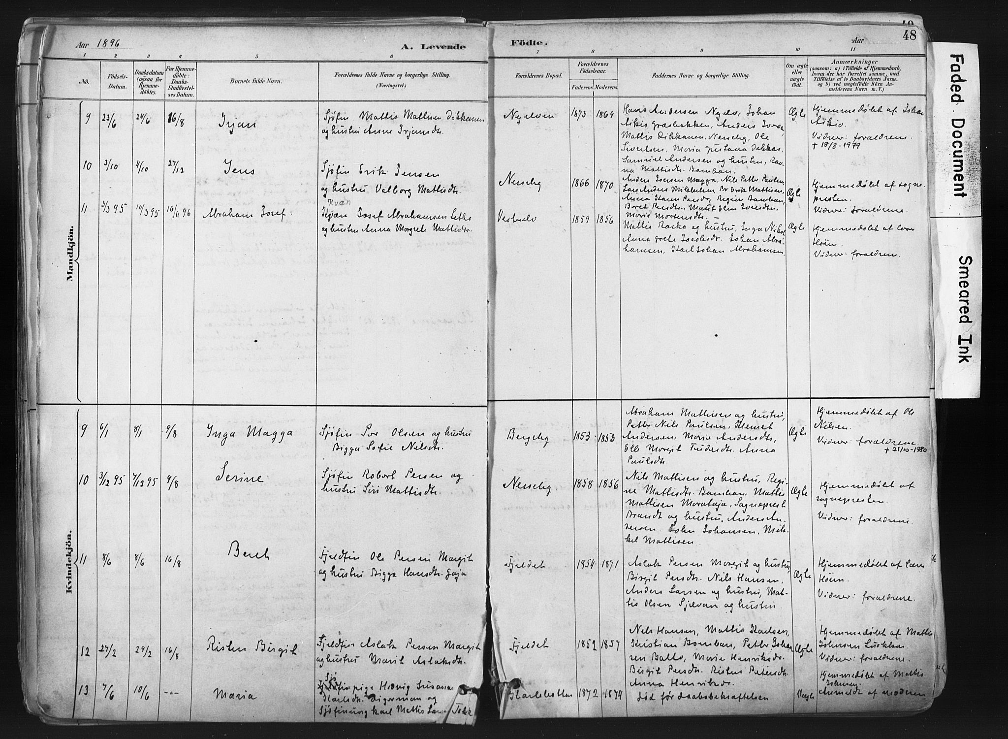 Nesseby sokneprestkontor, AV/SATØ-S-1330/H/Ha/L0006kirke: Parish register (official) no. 6, 1885-1985, p. 48