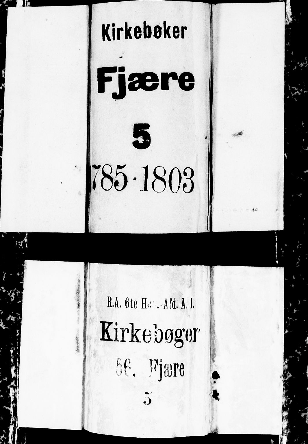 Fjære sokneprestkontor, SAK/1111-0011/F/Fb/L0005: Parish register (copy) no. B 5, 1785-1803