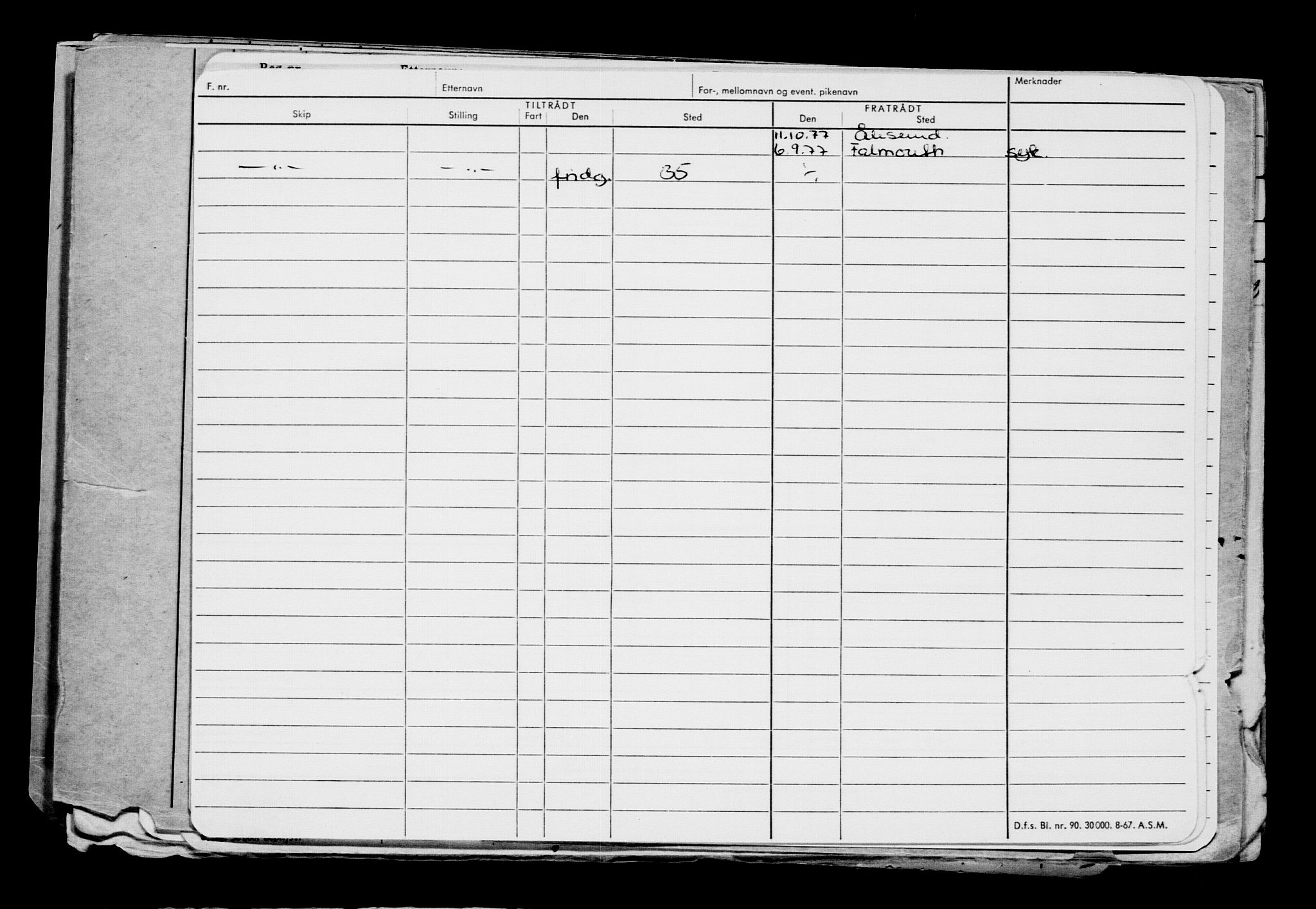 Direktoratet for sjømenn, AV/RA-S-3545/G/Gb/L0218: Hovedkort, 1923, p. 27