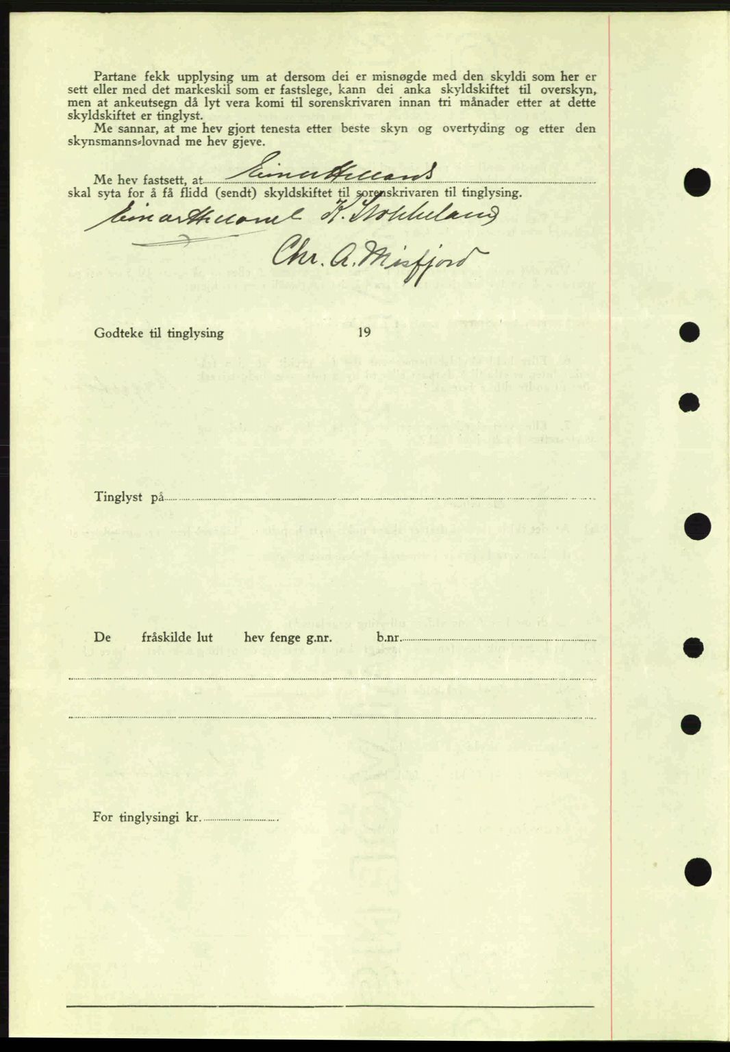 Romsdal sorenskriveri, AV/SAT-A-4149/1/2/2C: Mortgage book no. A1, 1936-1936, Diary no: : 655/1936