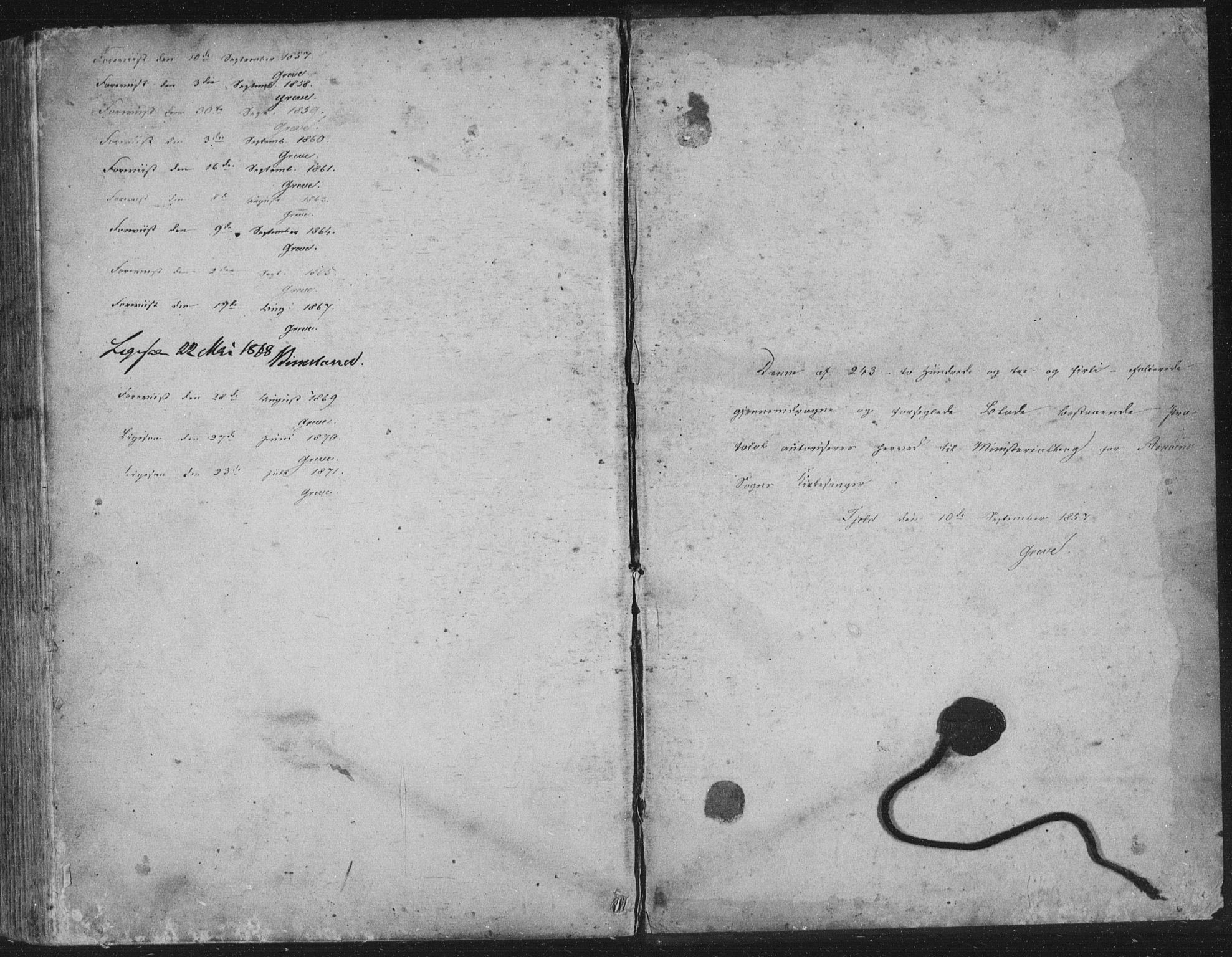 Askøy Sokneprestembete, SAB/A-74101/H/Ha/Hab/Haba/L0005: Parish register (copy) no. A 5, 1857-1871