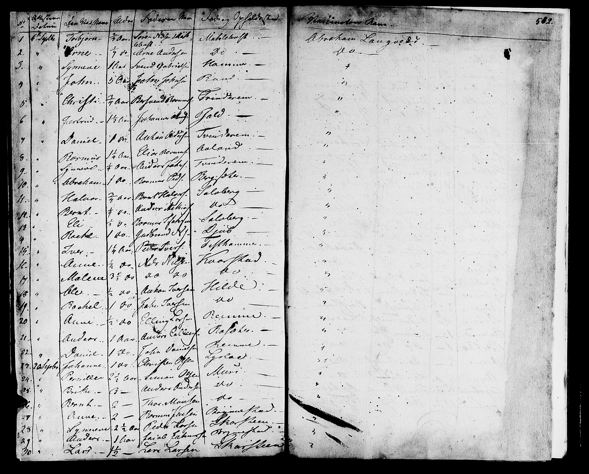 Innvik sokneprestembete, AV/SAB-A-80501: Parish register (official) no. A 4II, 1832-1846, p. 582